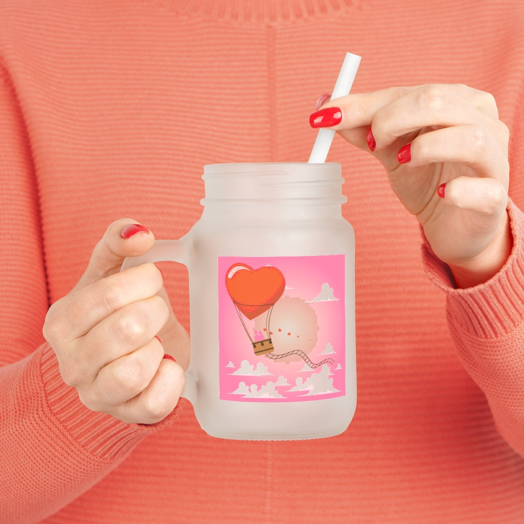 Happy Valentine's Day Mason Jar