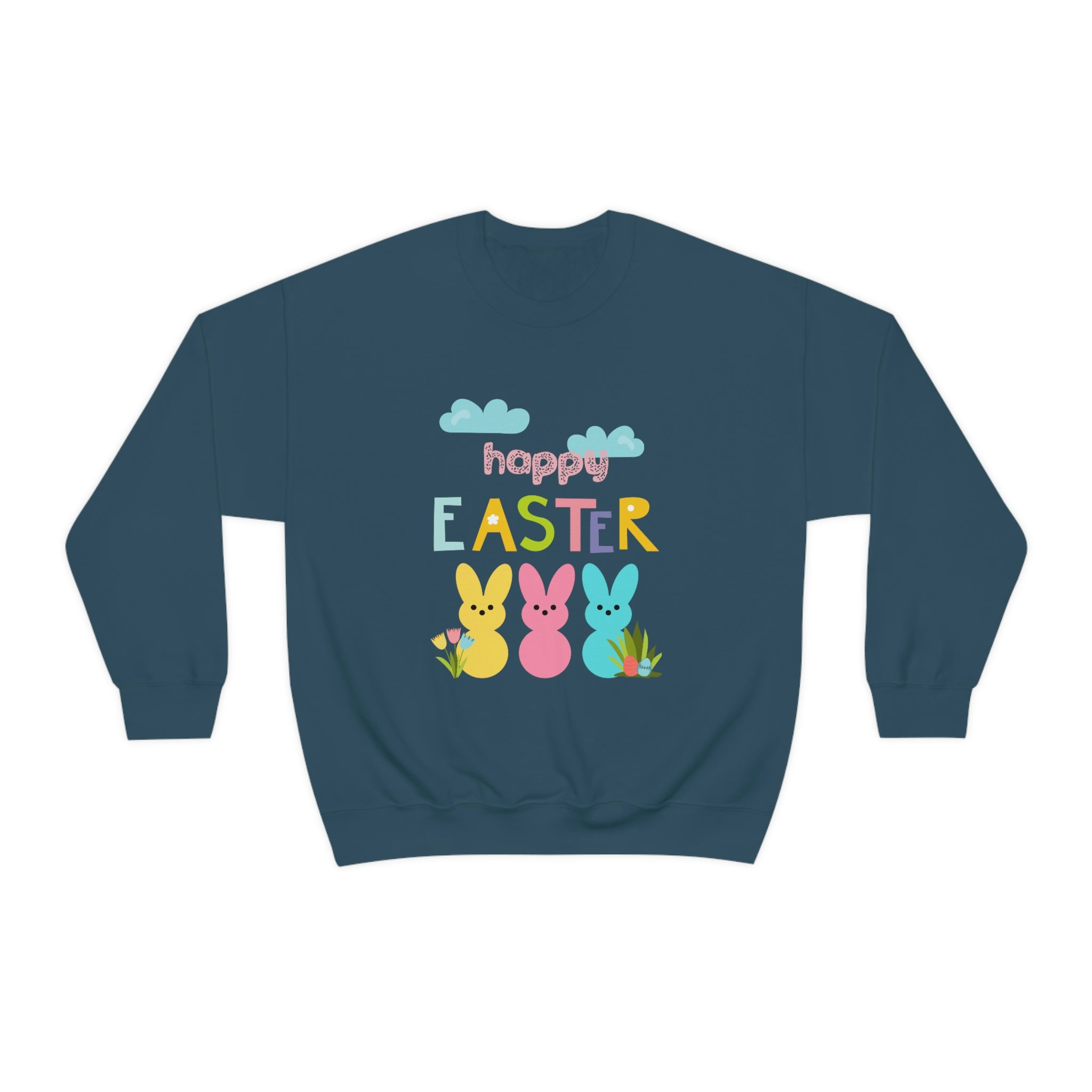 Happy Easter Bunny Unisex Heavy Blend™ Crewneck Sweatshirt