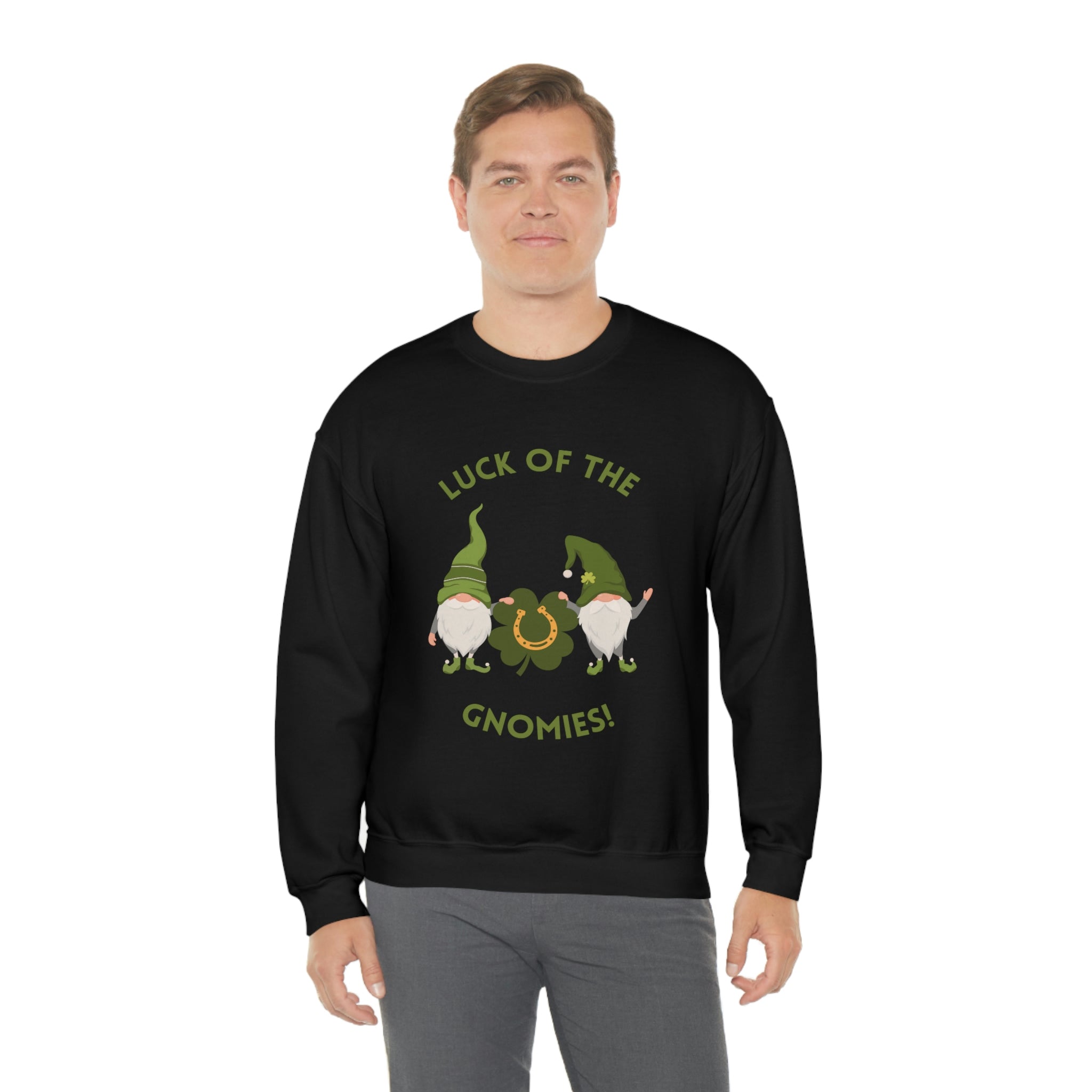 The Luck Of The Gnomies! Unisex Heavy Blend™ Crewneck Sweatshirt