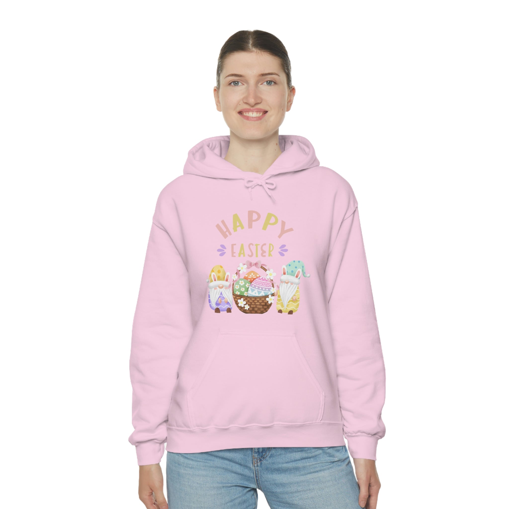 Happy Easter Gnome Unisex Heavy Blend™ Hooded Sweatshirt