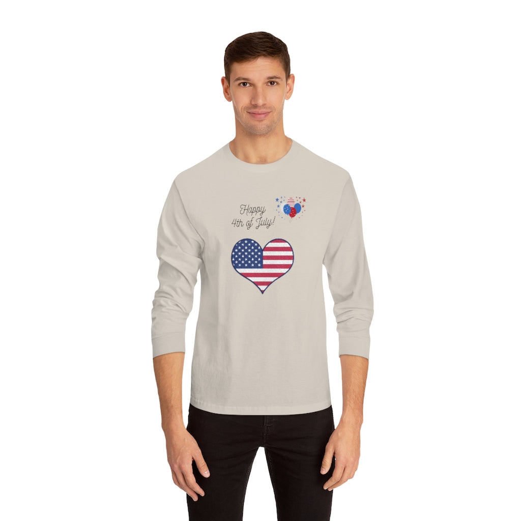 Happy 4th of July Unisex Classic Long Sleeve T-Shirt