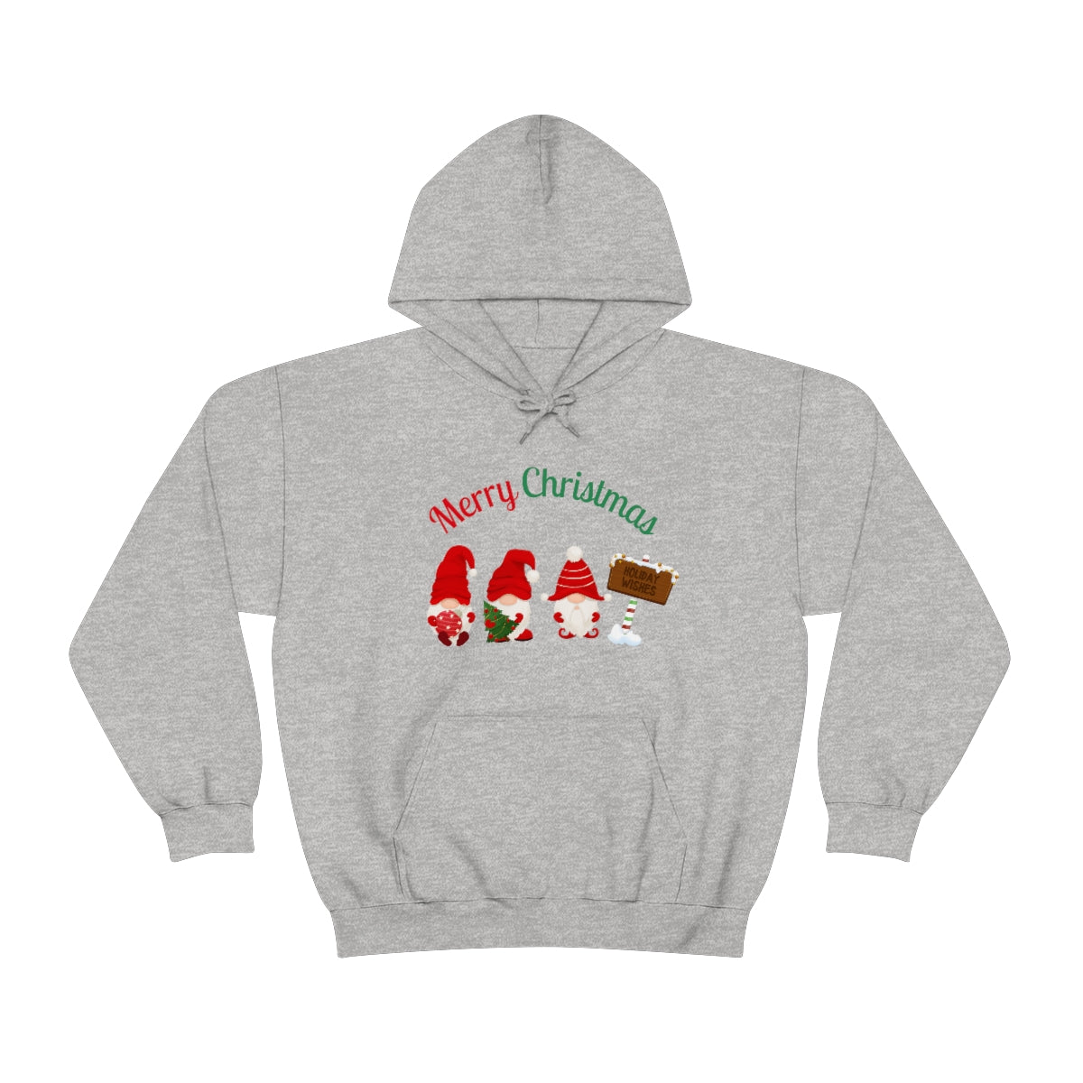 Cute Gnome Merry Christmas Unisex Heavy Blend™ Hooded Sweatshirt