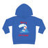 Surfing Santa Toddler Pullover Fleece Hoodie