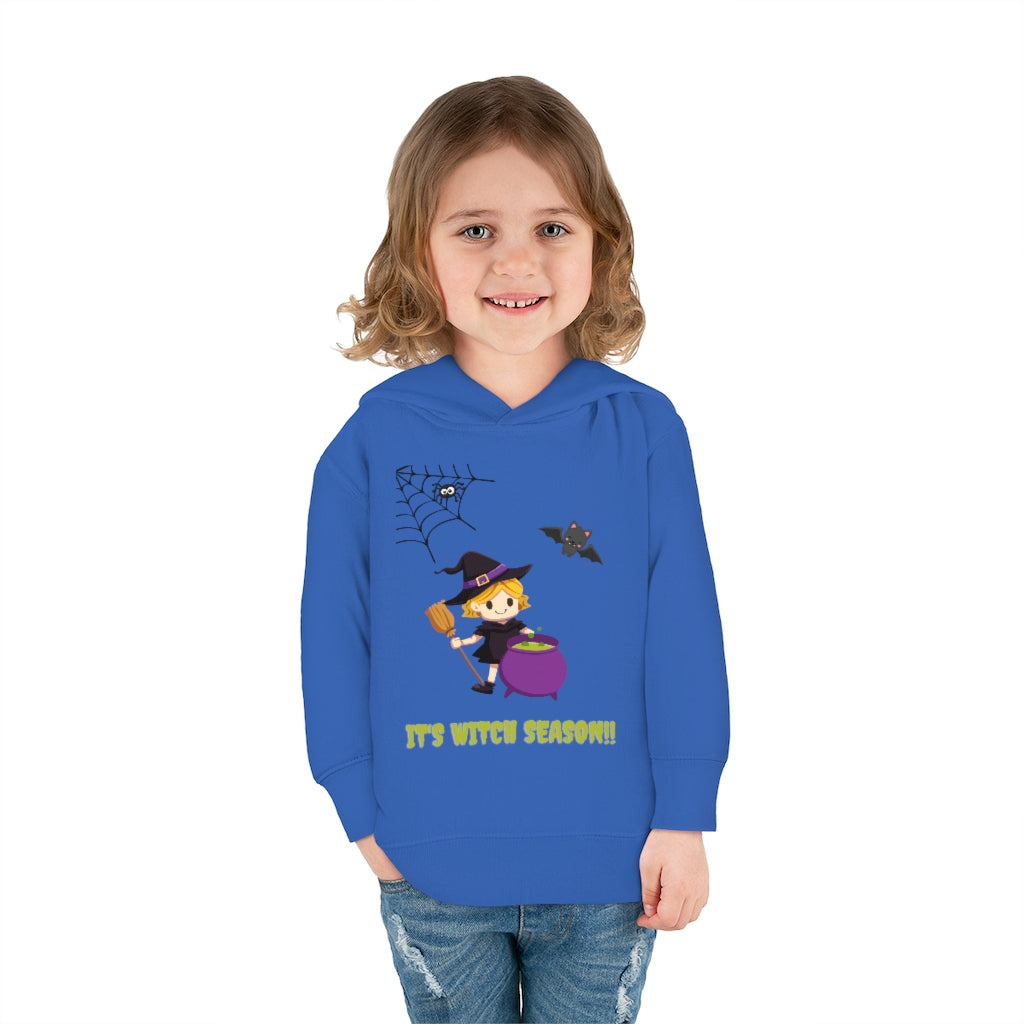 It's Witch Season Toddler Pullover Fleece Hoodie