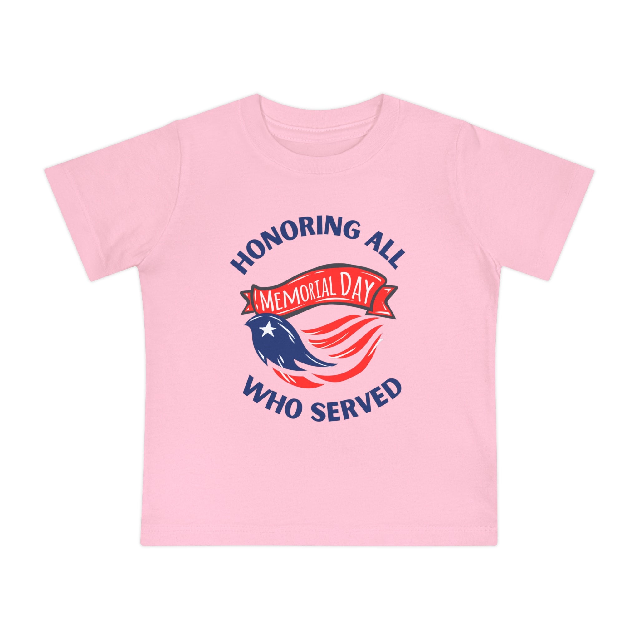 Memorial Day Honoring All Who Served Baby Short Sleeve T-Shirt