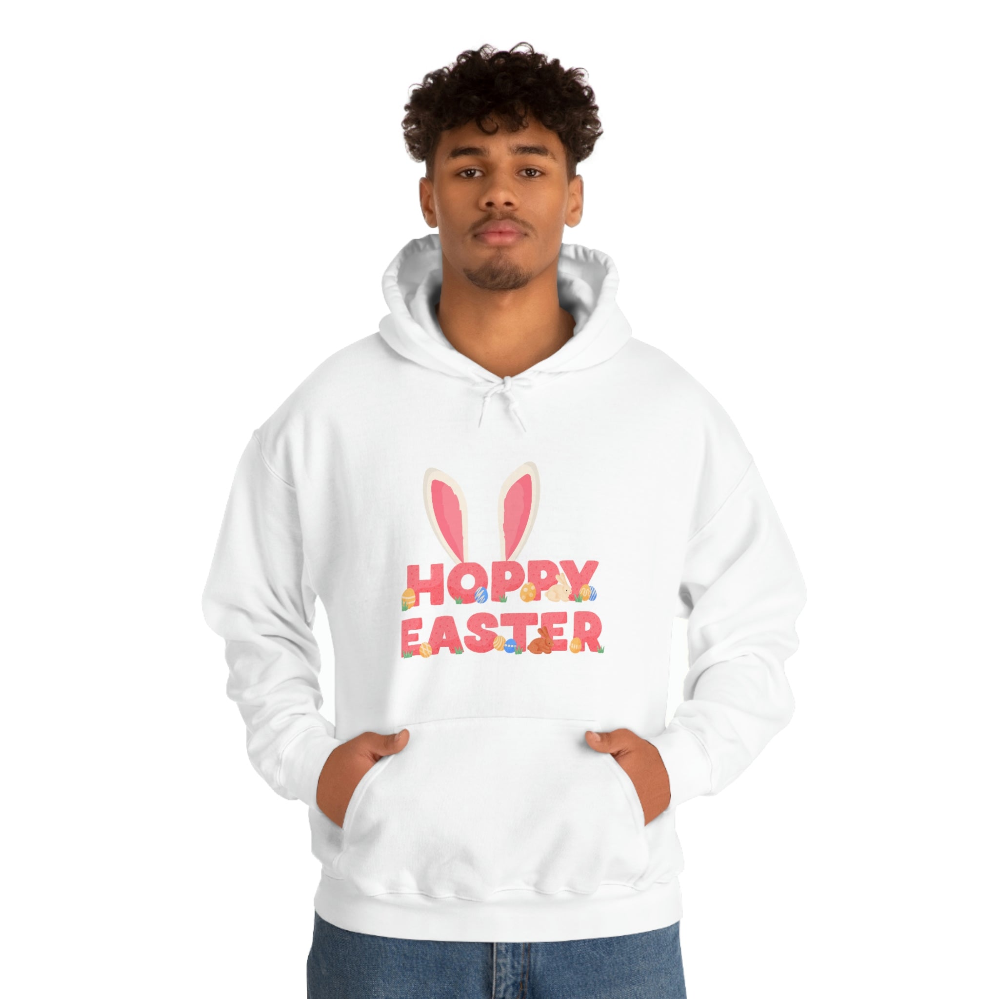 The Hoppy Easter Unisex Heavy Blend™ Hooded Sweatshirt