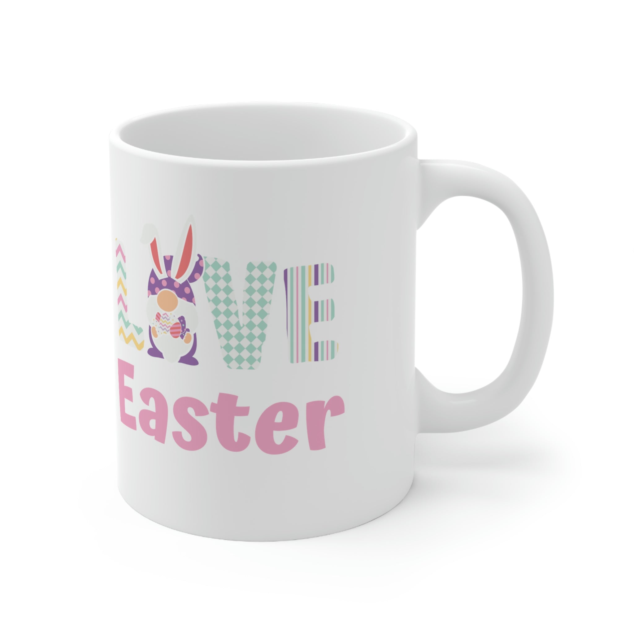 Gnome Love Easter Ceramic Mug 11oz