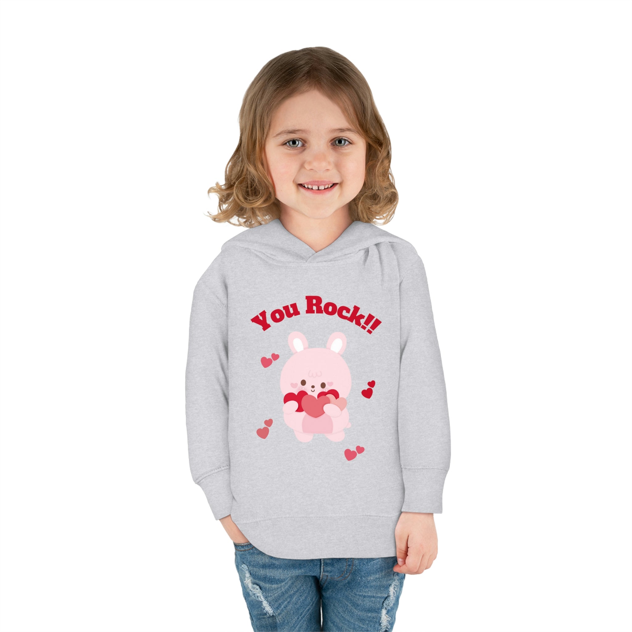 You Rock Toddler Pullover Fleece Hoodie