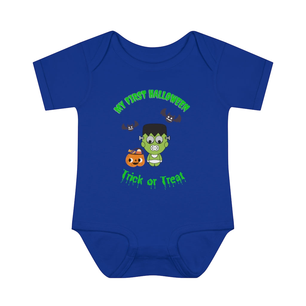 My First Halloween Infant Baby Rib Bodysuit