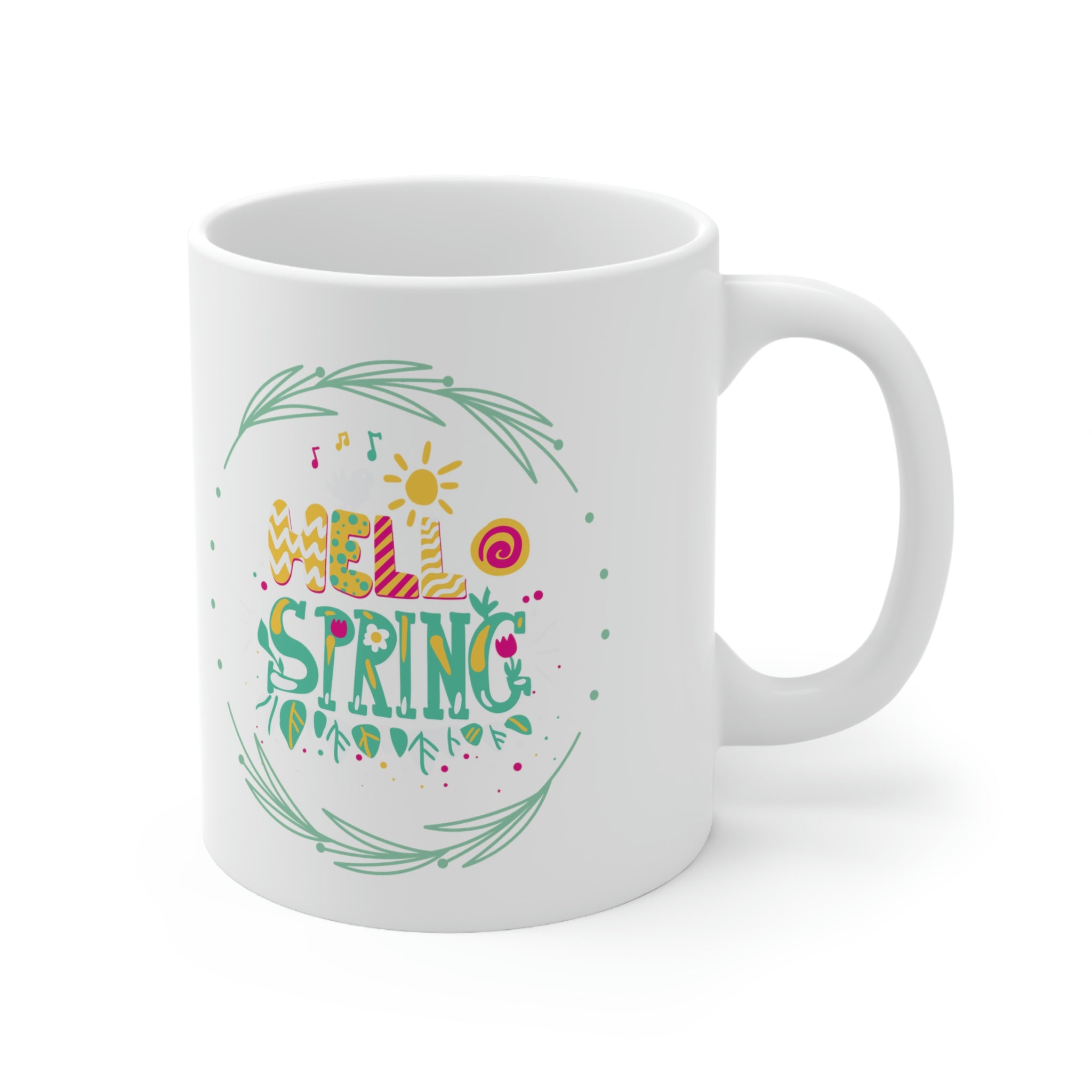 Hello Spring Ceramic Mug 11oz