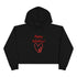 Happy Valentine's Love!! Crop Hoodie