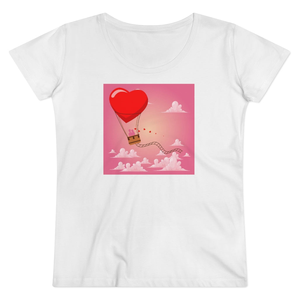 Happy Valentine's Day Organic Women's Lover T-shirt