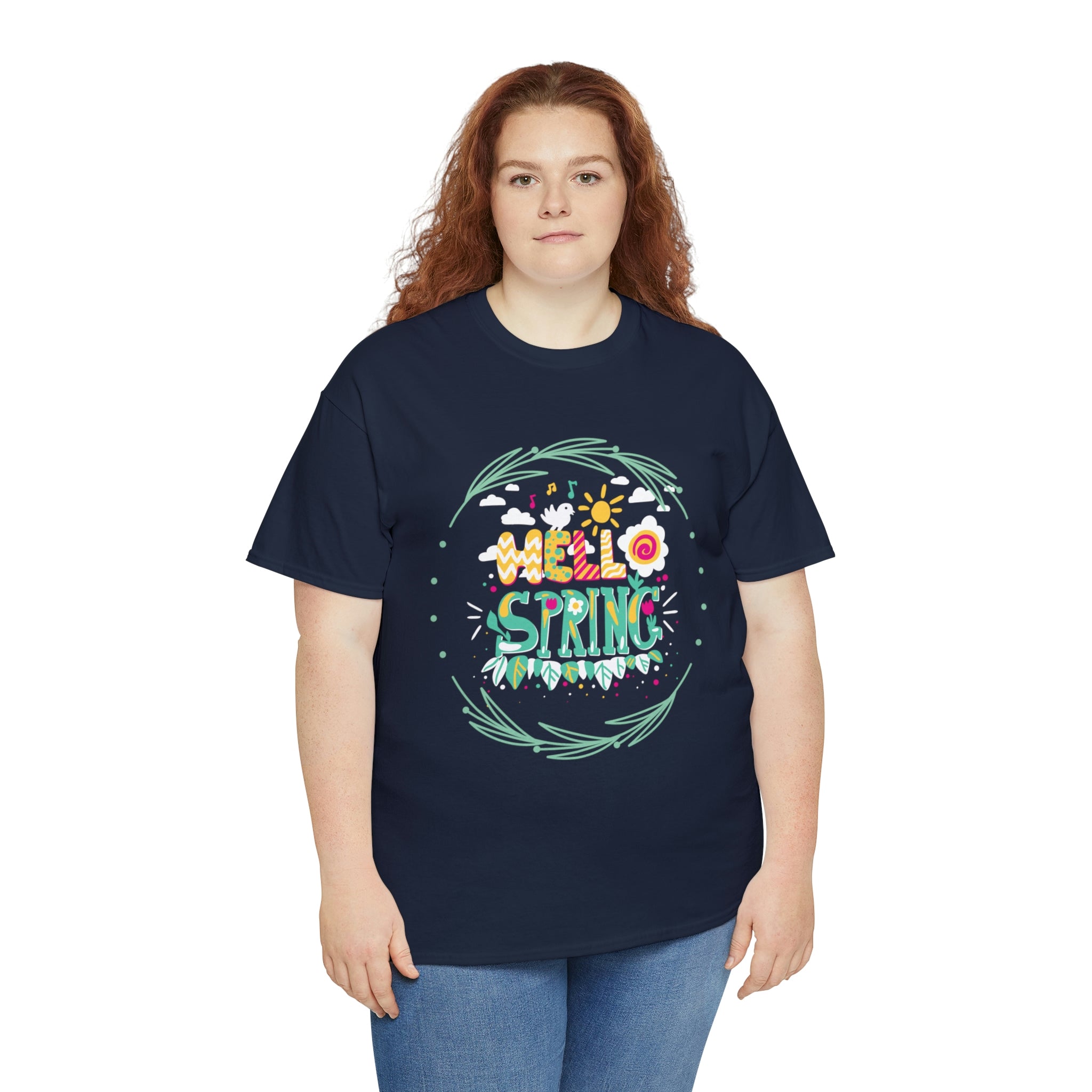 Hello Spring Unisex Heavy Cotton Tee