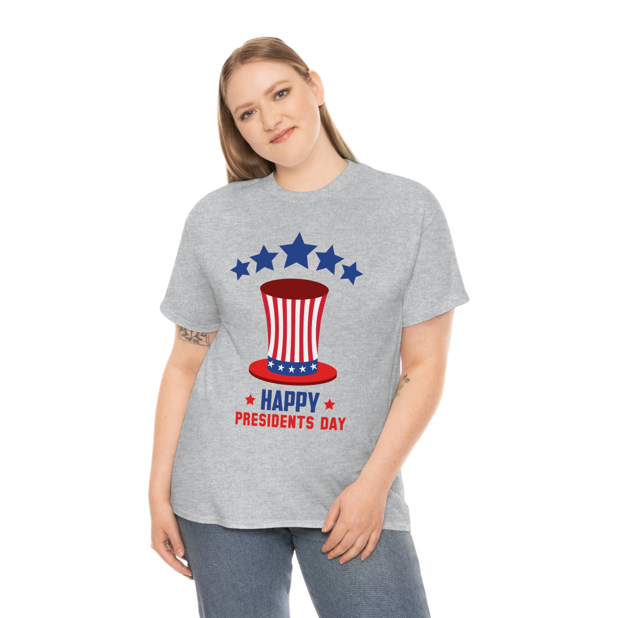 Happy President's Day Hat Unisex Heavy Cotton Tee