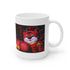Tiger White Ceramic Mug, 11oz and 15oz