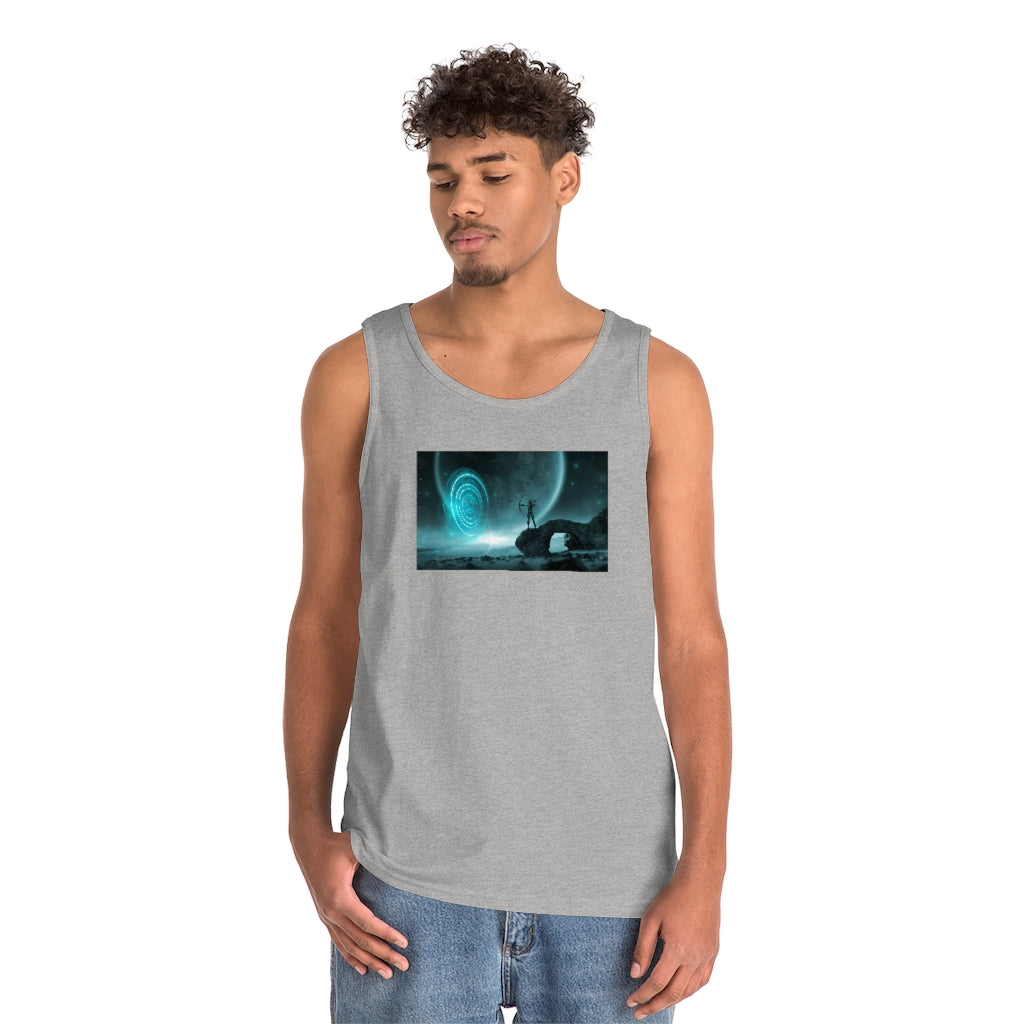 Mystical Moon Unisex Heavy Cotton Tank Top