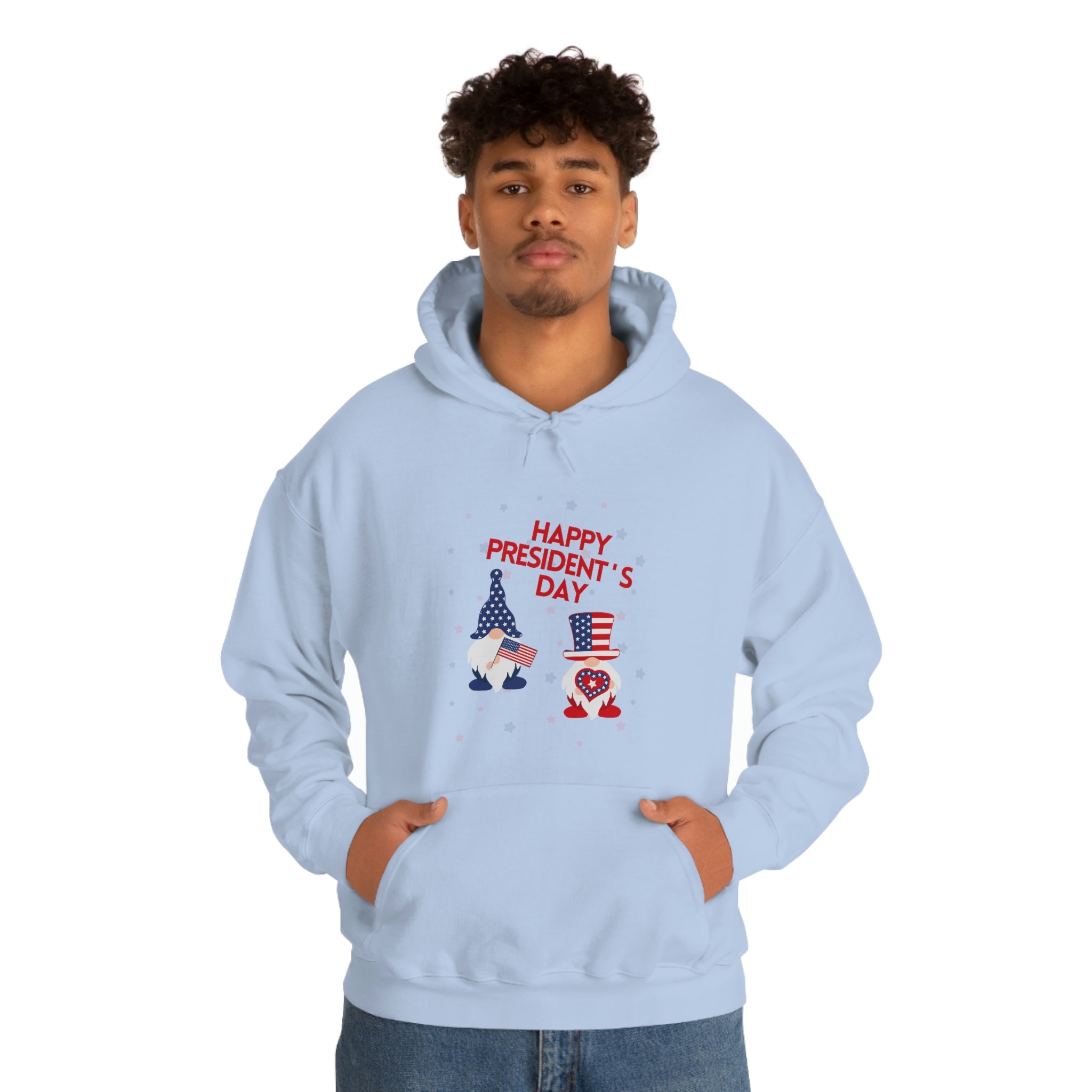 Happy President's Day Gnome Unisex Heavy Blend™ Hooded Sweatshirt