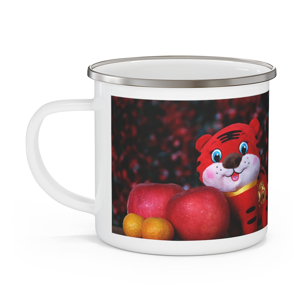 Tigers Enamel Camping Mug