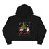 Merry & Bright Holidays Christmas Crop Hoodie