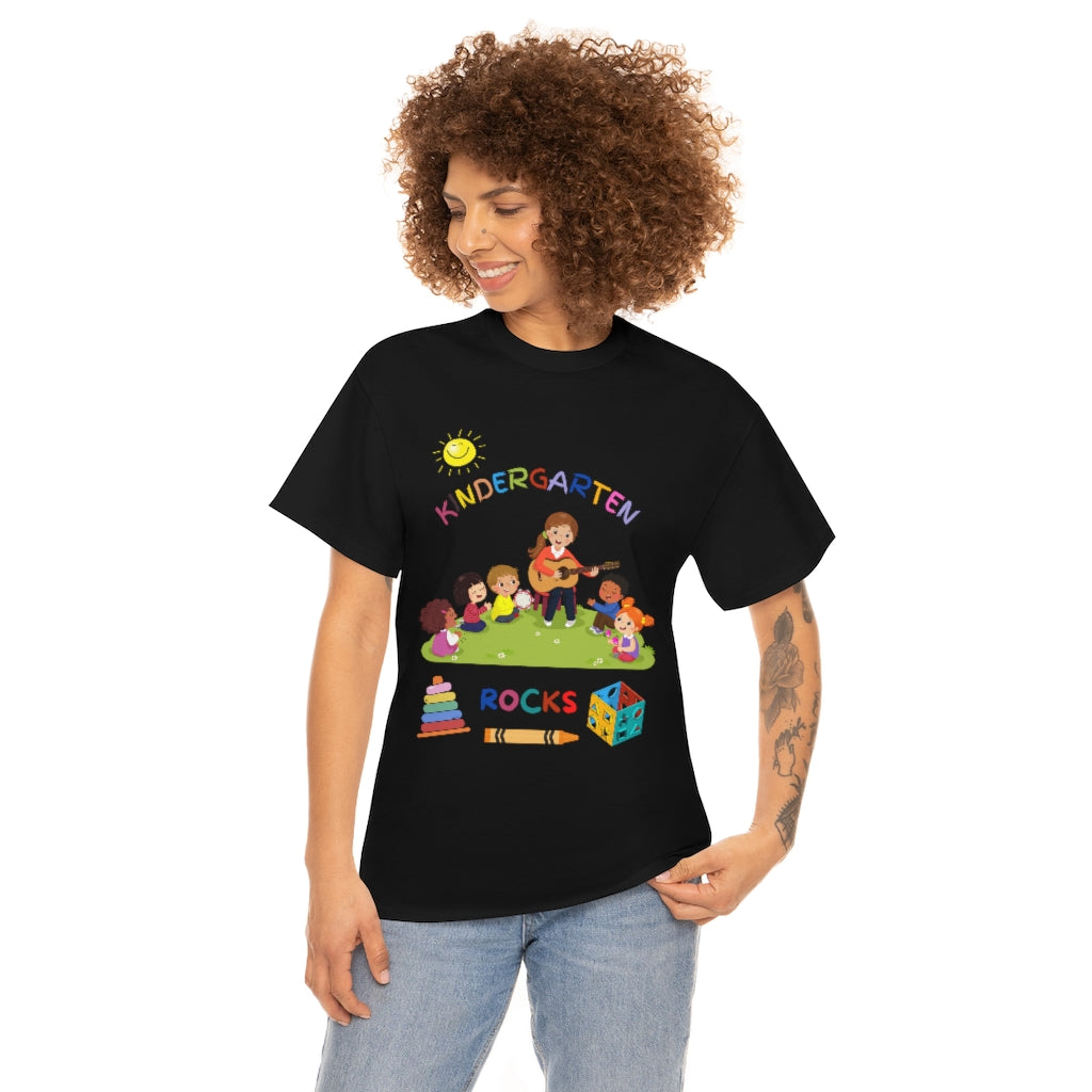 Kindergarten Rocks Unisex Heavy Cotton Tee