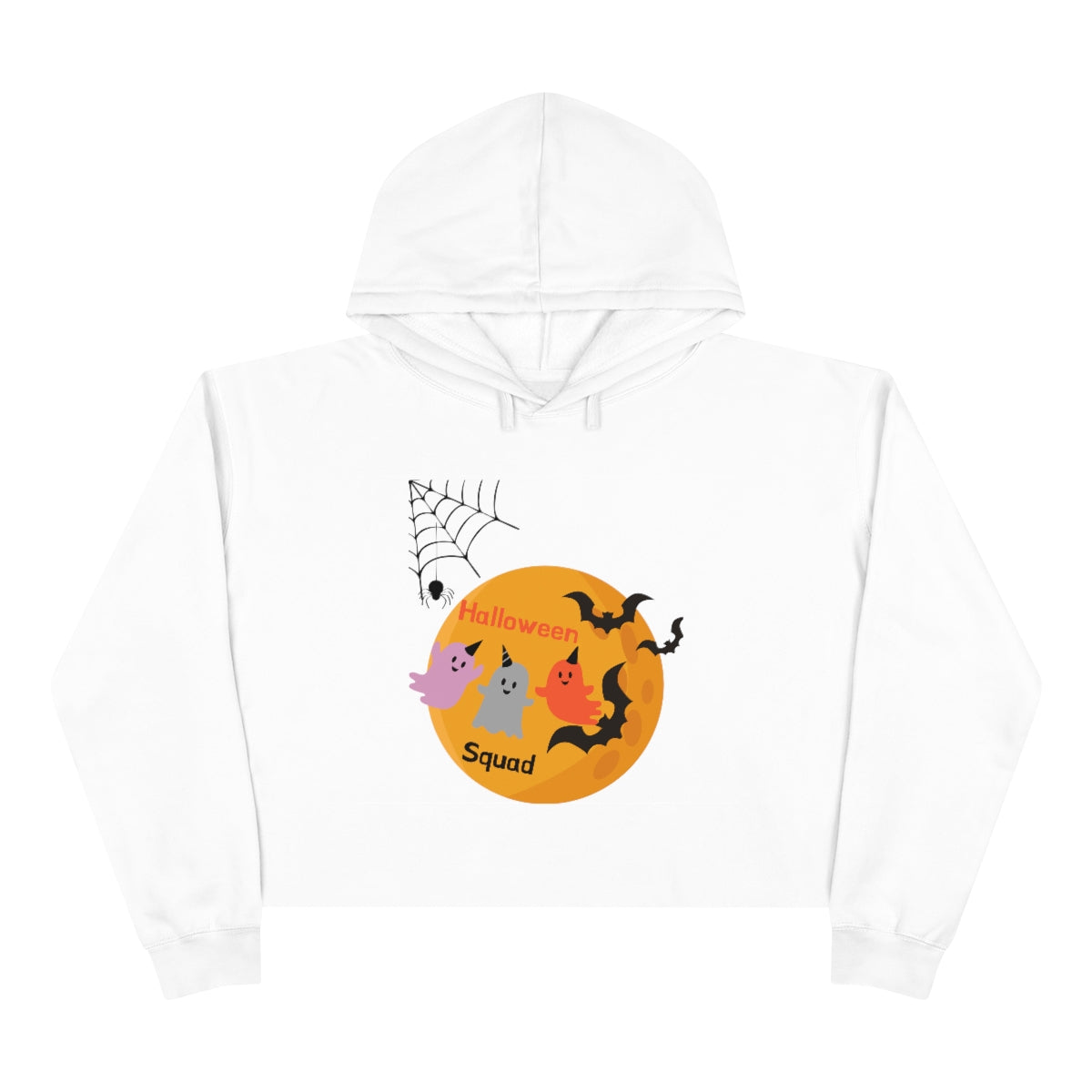 Halloween Squad Crop Hoodie