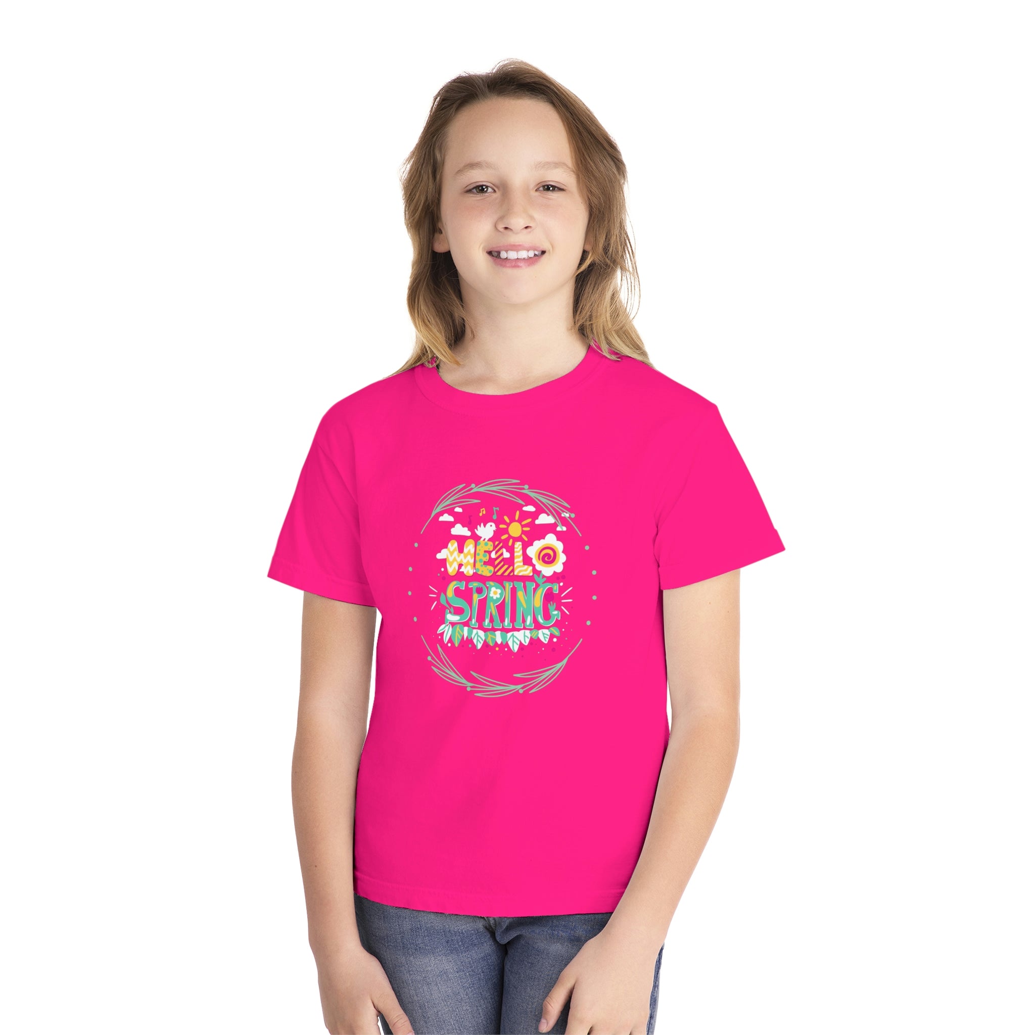 Hello Spring Youth Midweight Tee