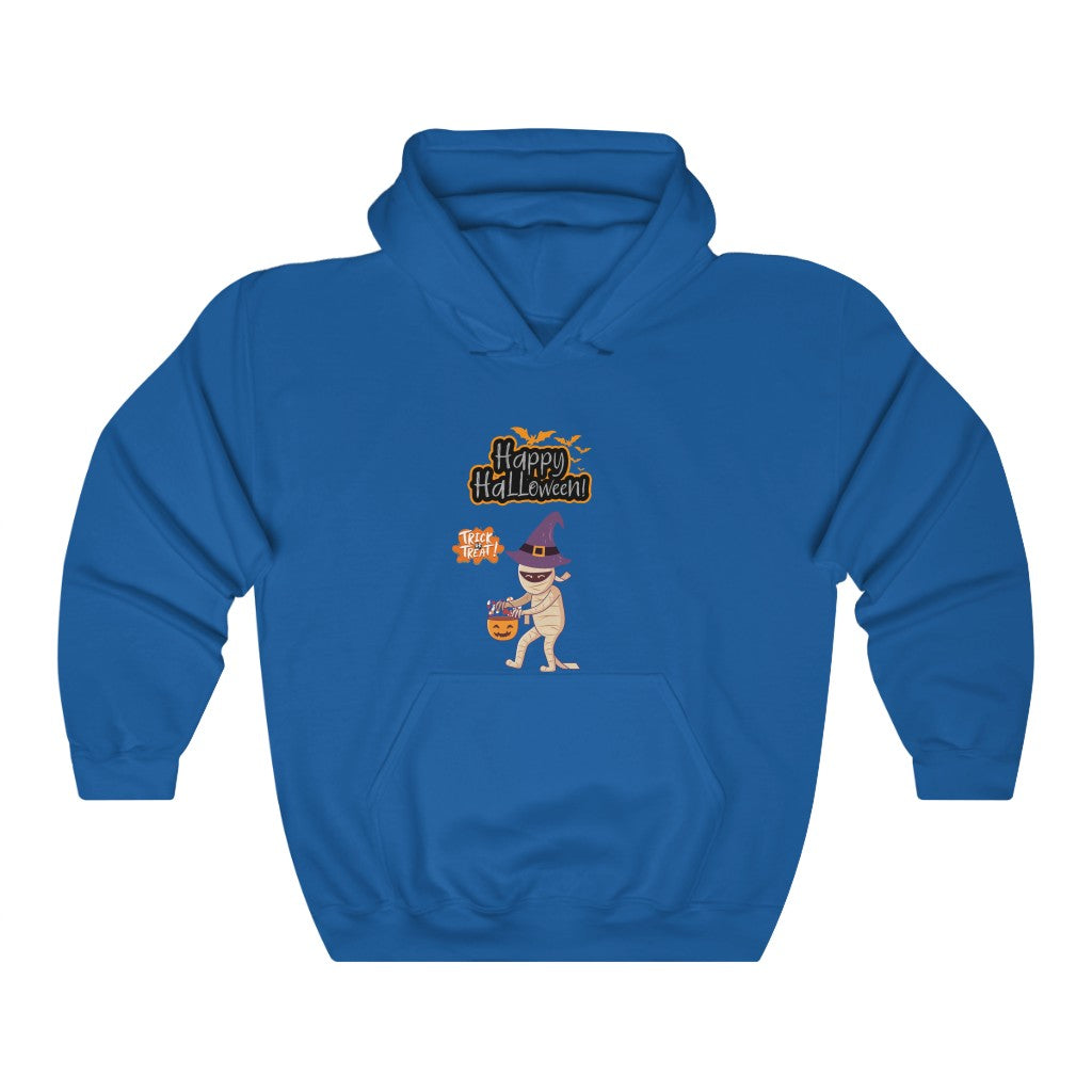 Happy Halloween Mummy Unisex Heavy Blend™ Hooded Sweatshirt