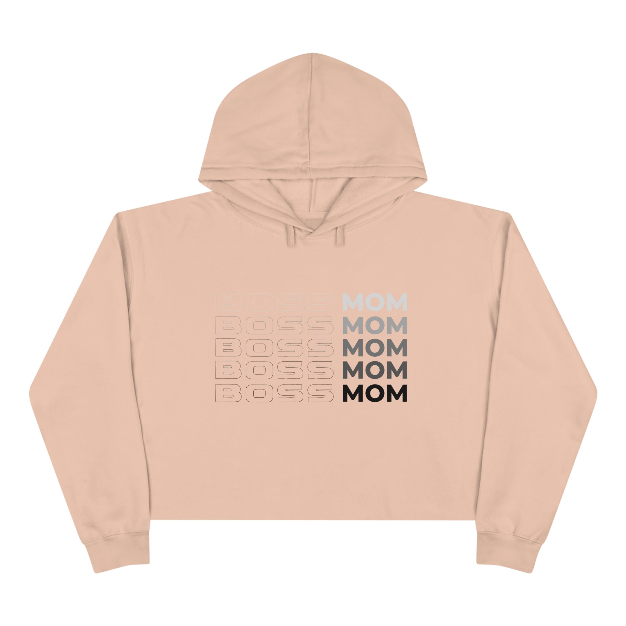 Boss Mom Crop Hoodie