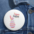 Happy Easter Day Bunny Custom Pin Buttons