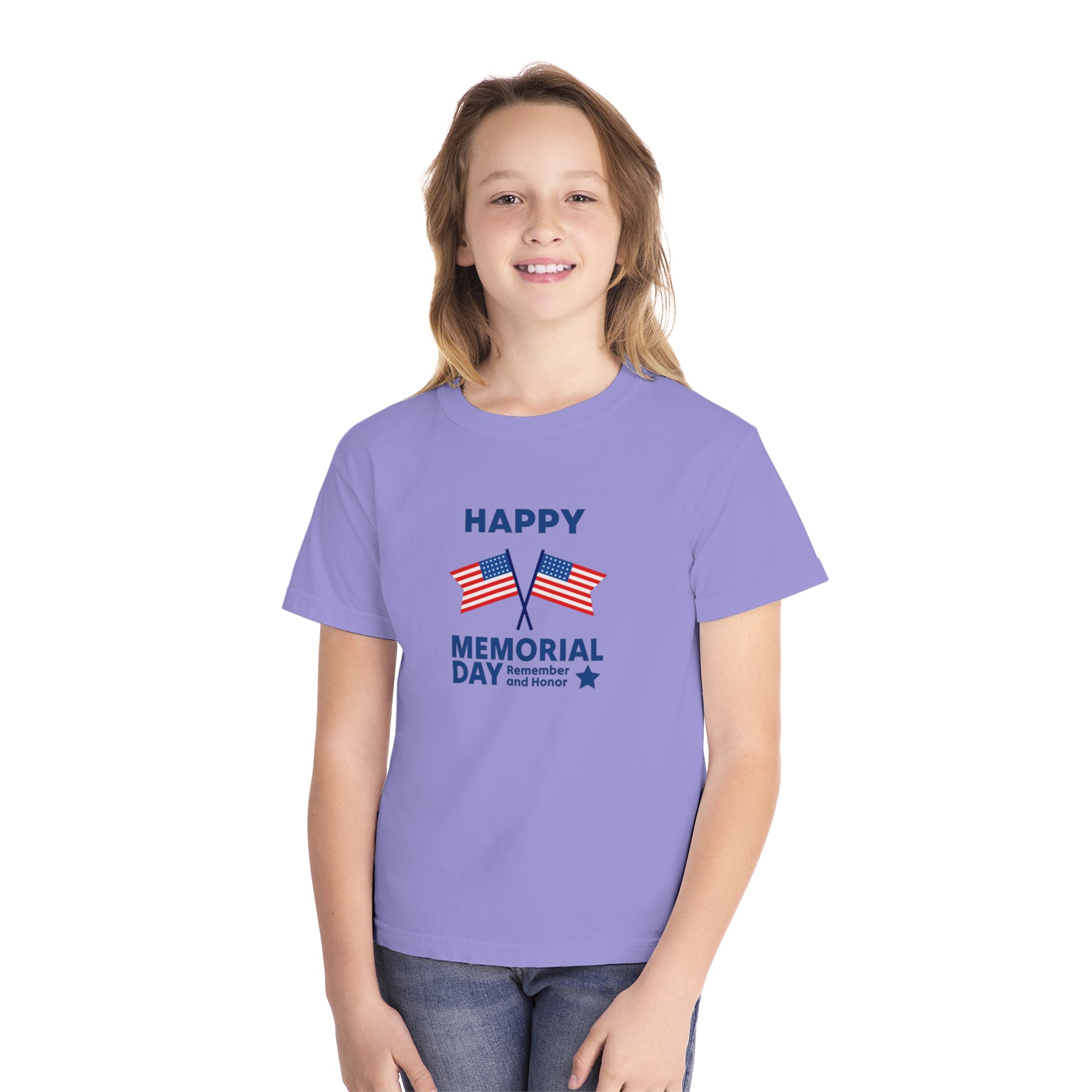Happy Memorial Day Youth Midweight Tee