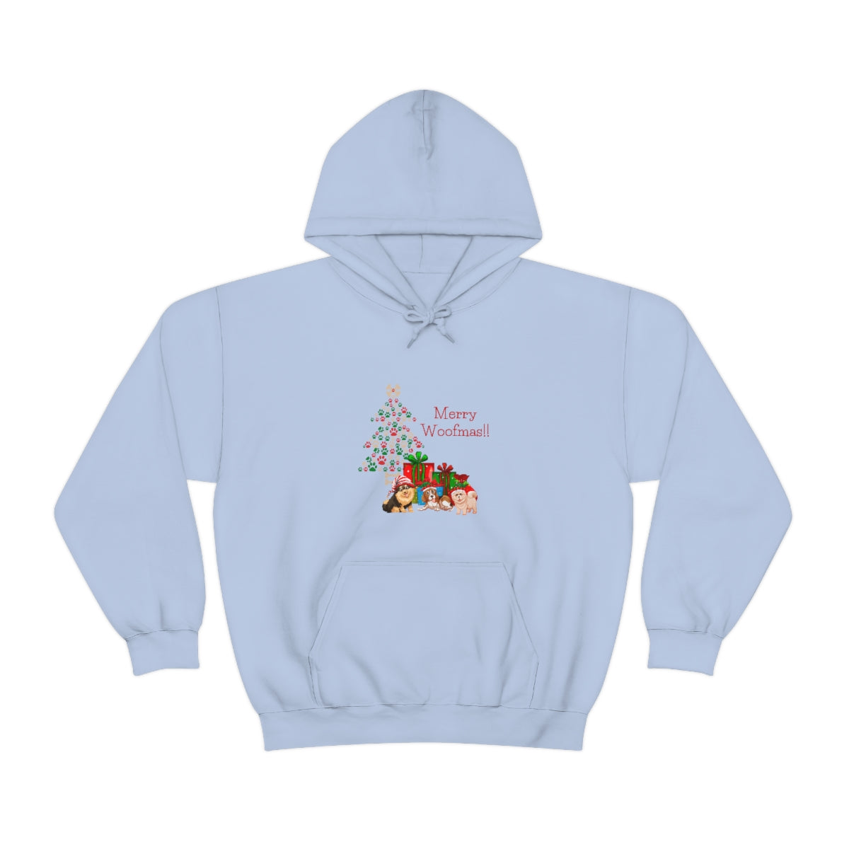 Merry Woolfmas Unisex Heavy Blend™ Hooded Sweatshirt