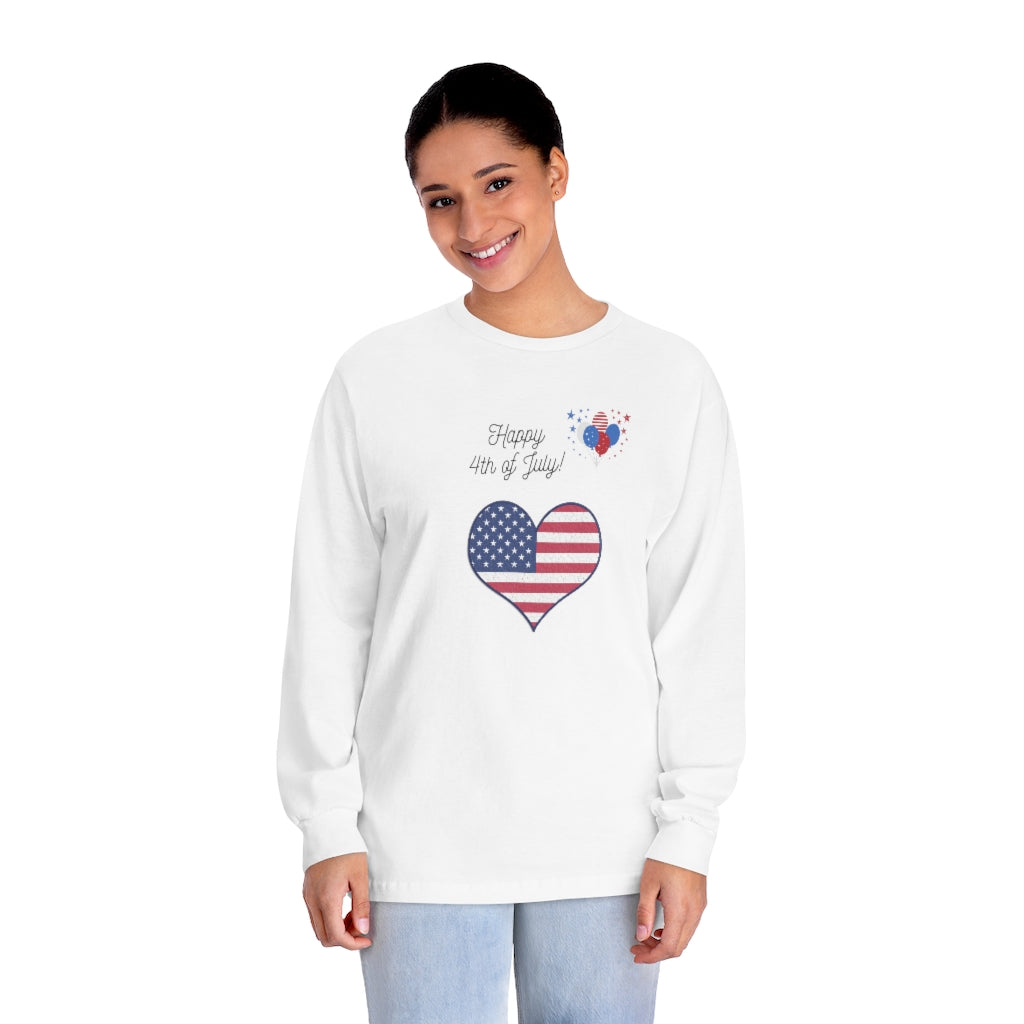 Happy 4th of July Unisex Classic Long Sleeve T-Shirt