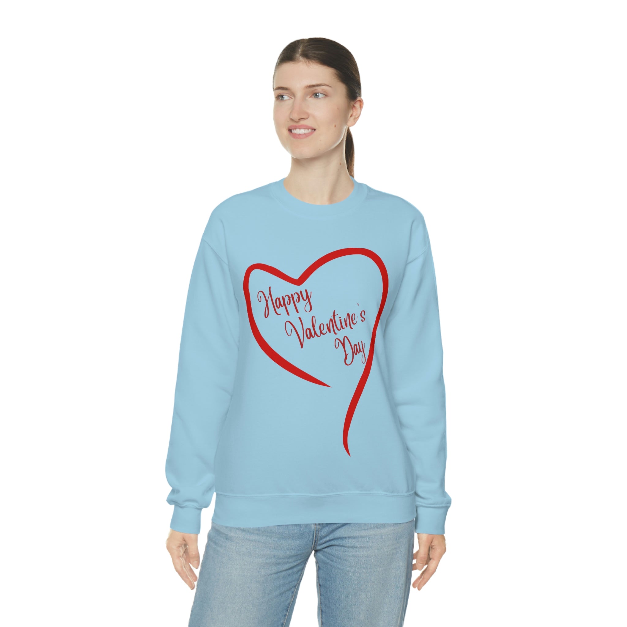 Happy Valentine's Day Unisex Heavy Blend™ Crewneck Sweatshirt