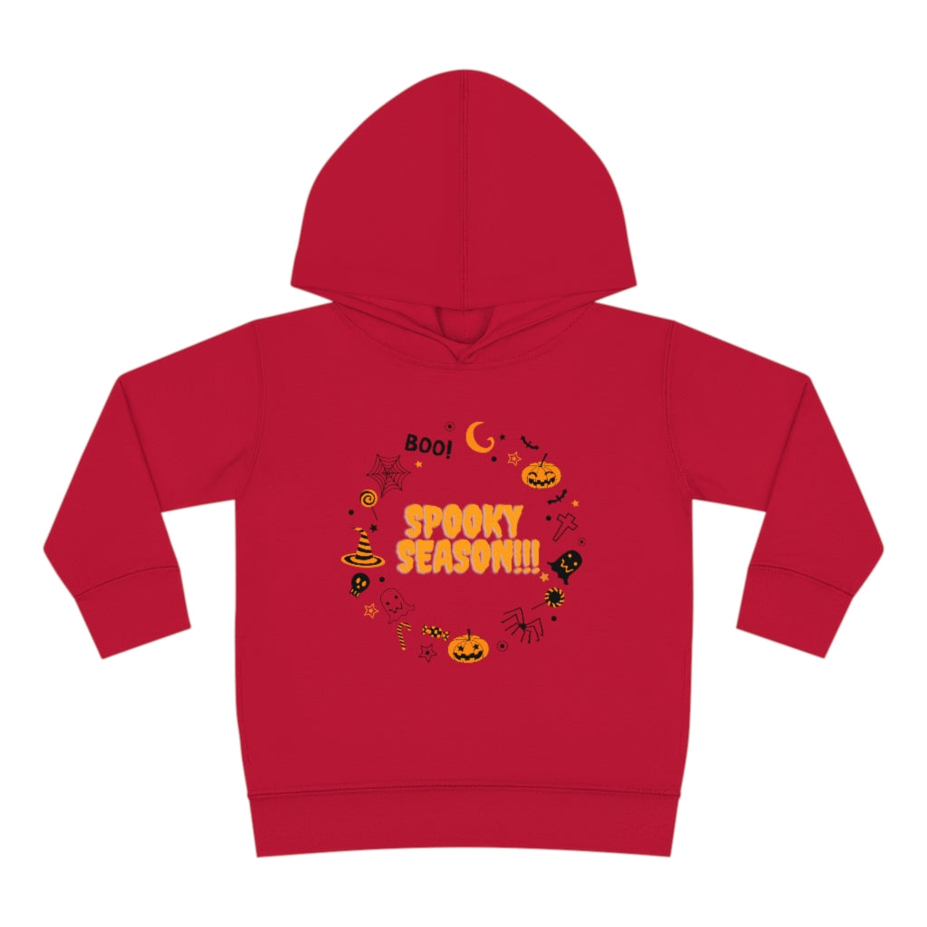 Spooky Season Boo!! Toddler Pullover Fleece Hoodie