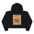 Happy Smiling Halloween Crop Hoodie