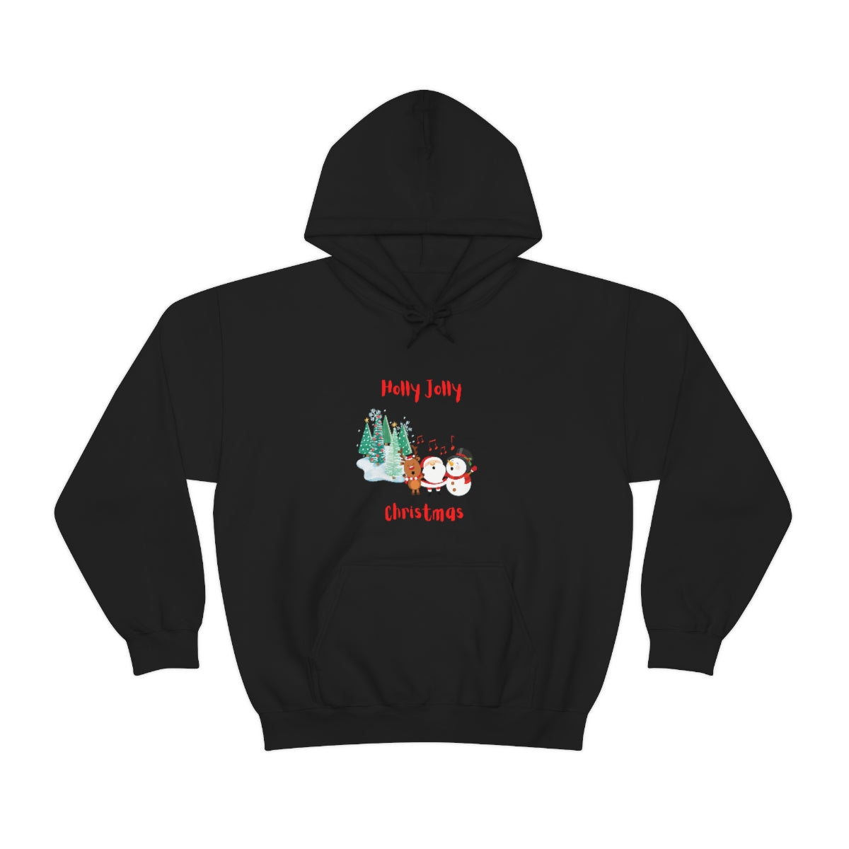 Holly Jolly Christmas Unisex Heavy Blend™ Hooded Sweatshirt