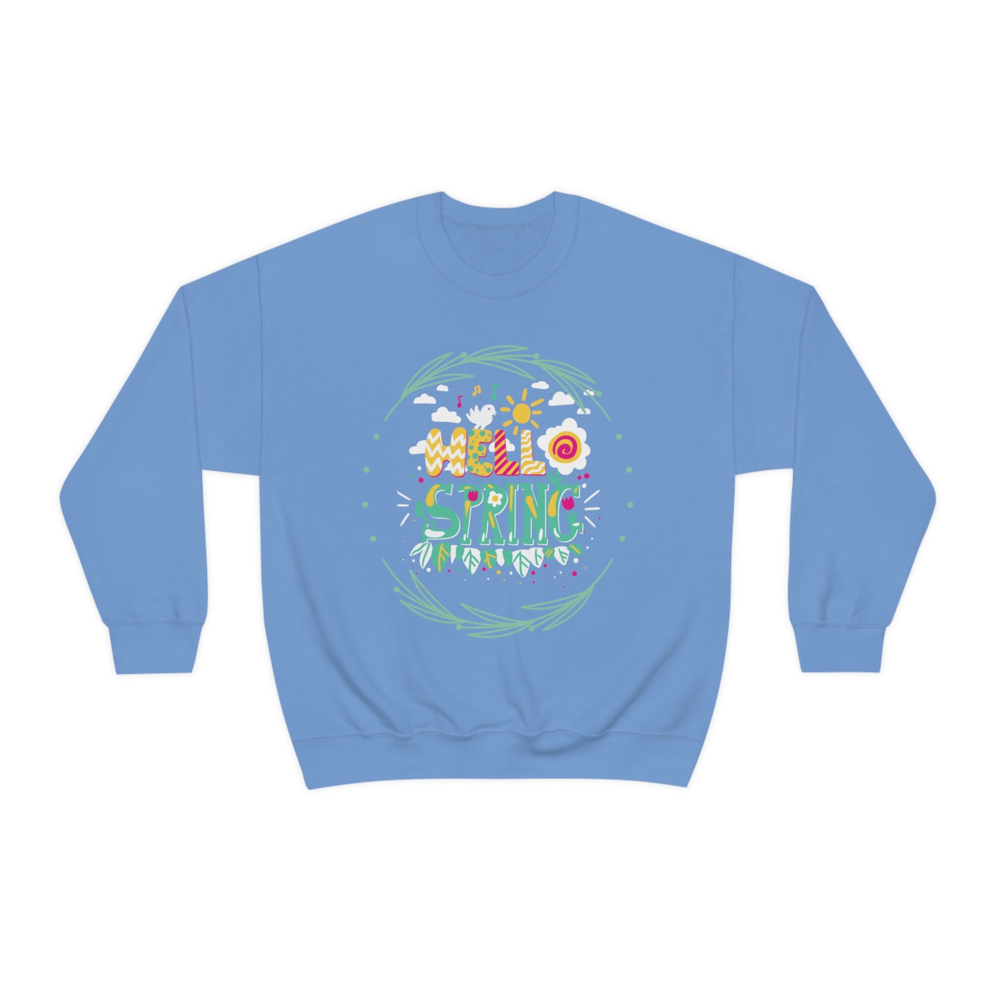 Hello Spring Unisex Heavy Blend™ Crewneck Sweatshirt