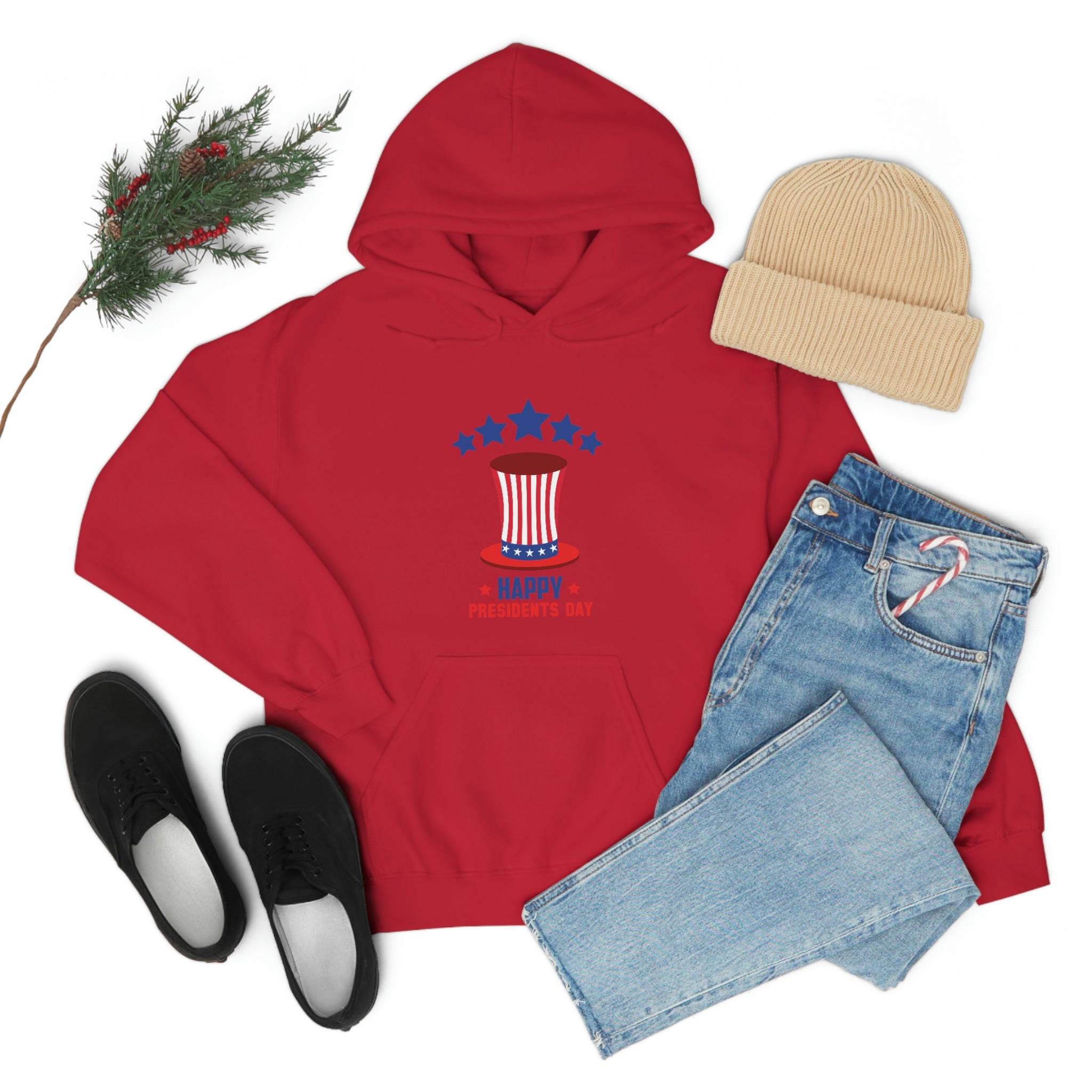 Happy President's Day Hat Unisex Heavy Blend™ Hooded Sweatshirt