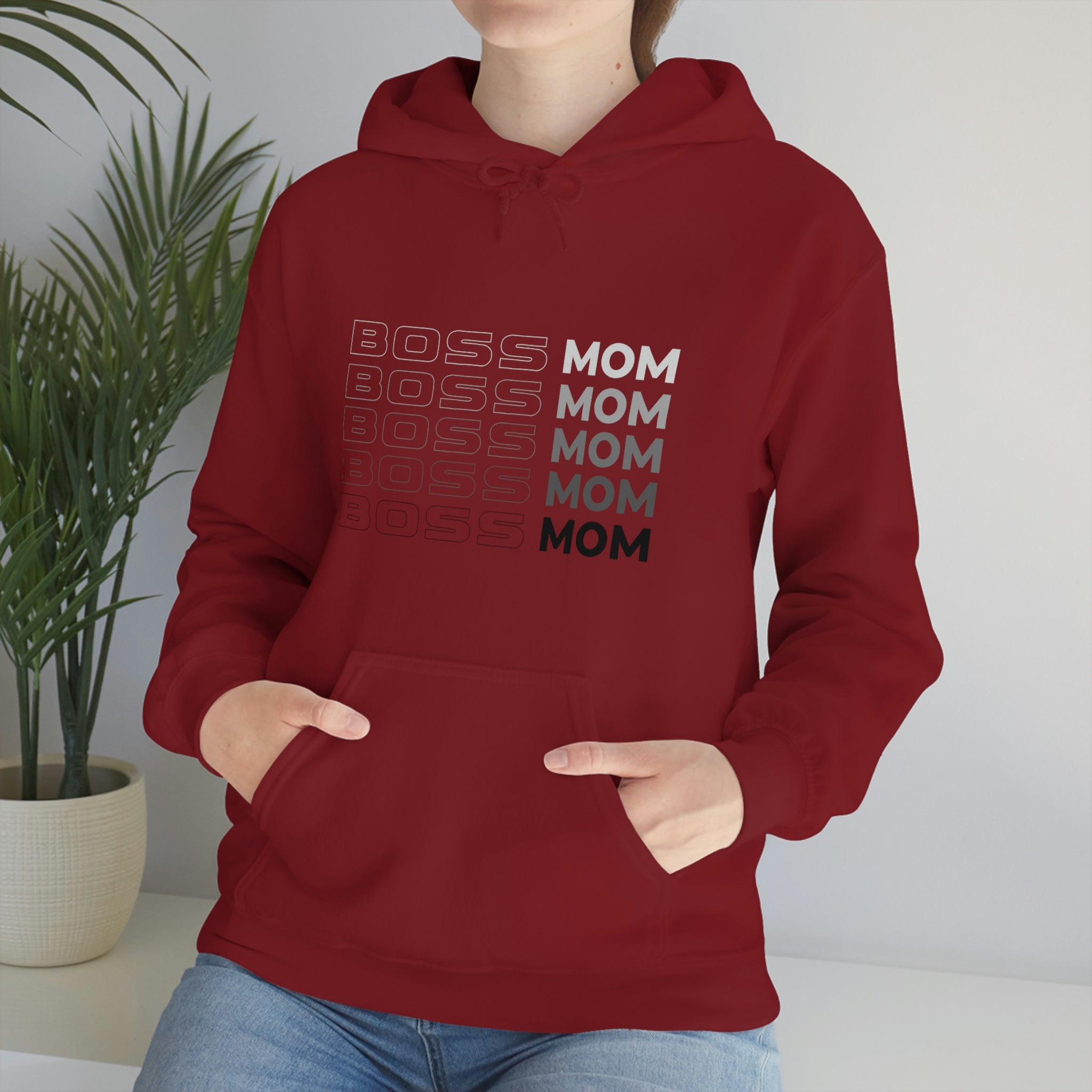 Boss Mom Unisex Heavy Blend™ Hooded Sweatshirt