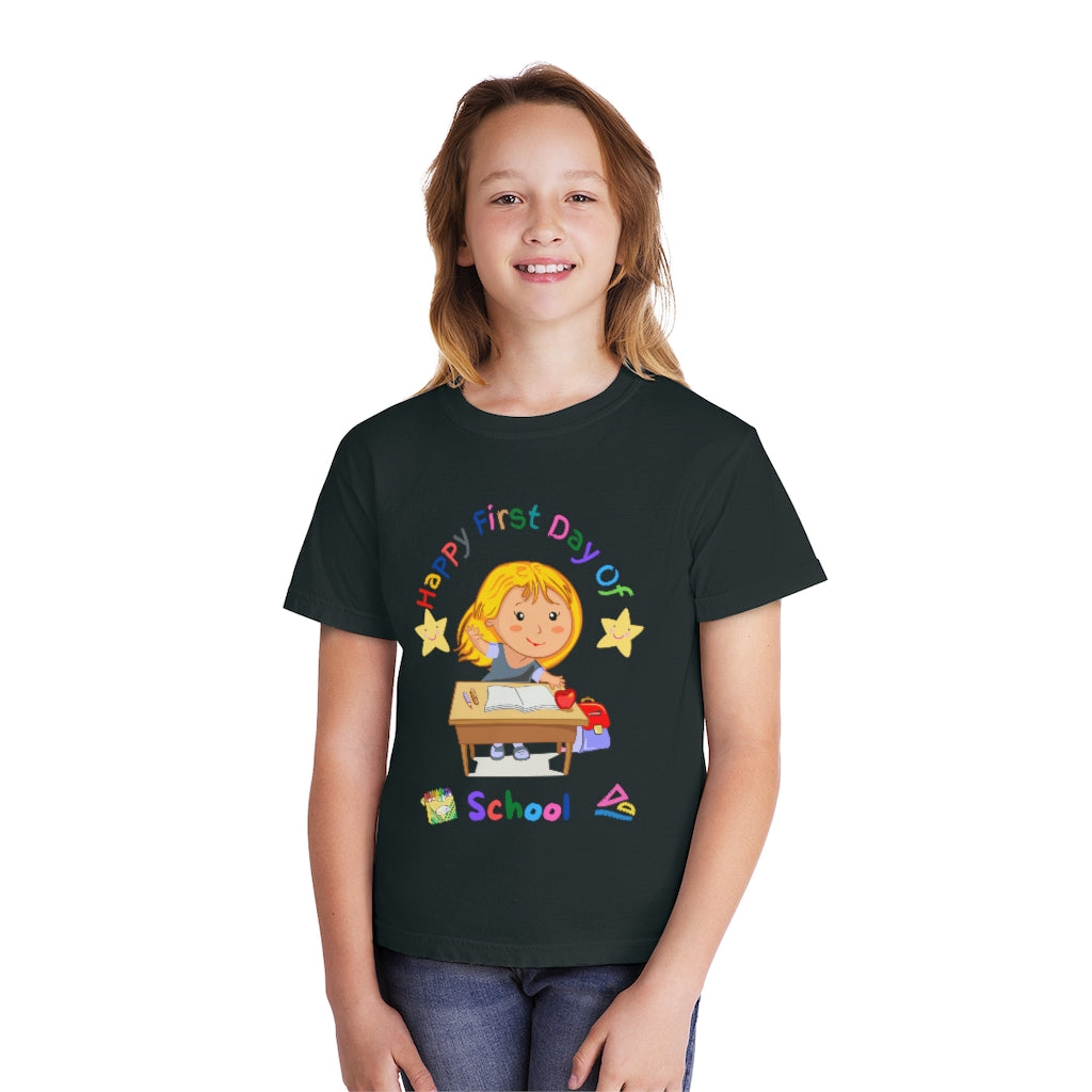 Happy First Day of School Youth Midweight Tee