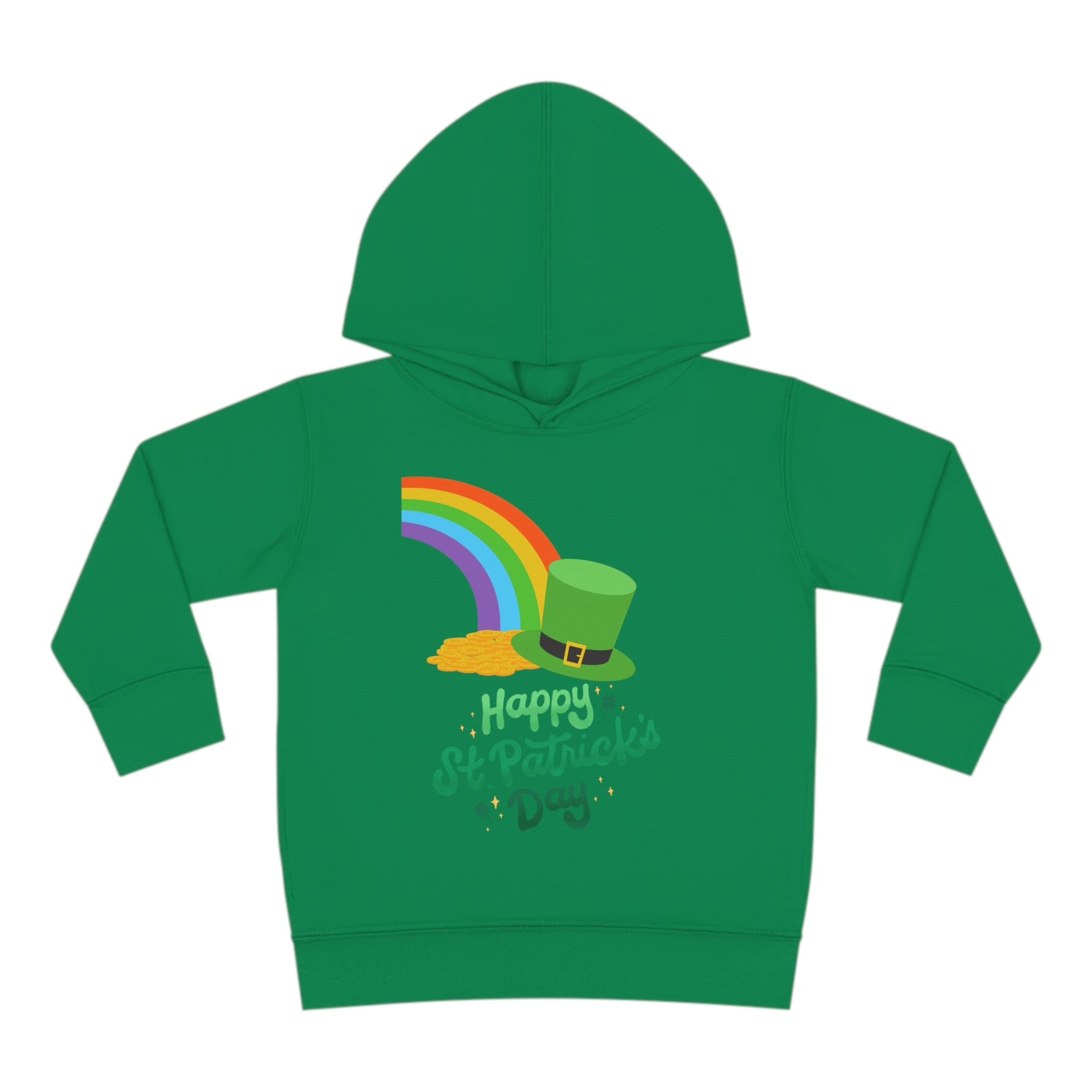 Happy Saint Patrick Day Toddler Pullover Fleece Hoodie