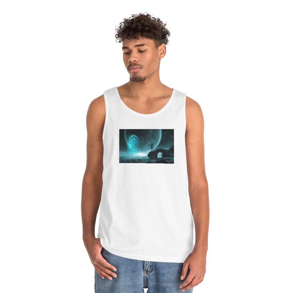 Mystical Moon Unisex Heavy Cotton Tank Top