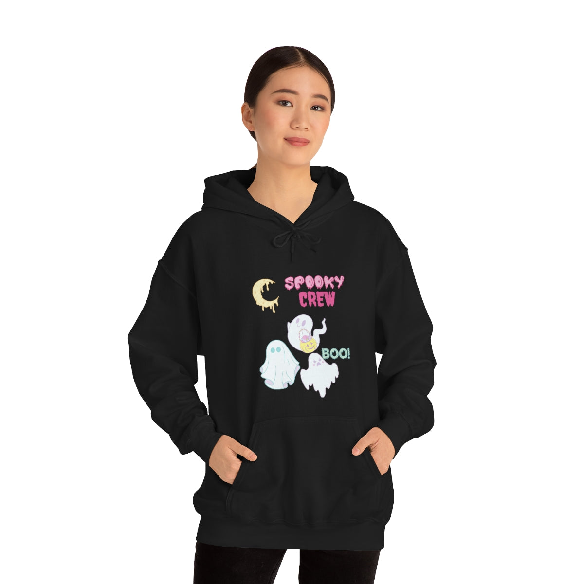 Spooky Crew BOO Unisex Heavy Blend™ Hooded Sweatshirt