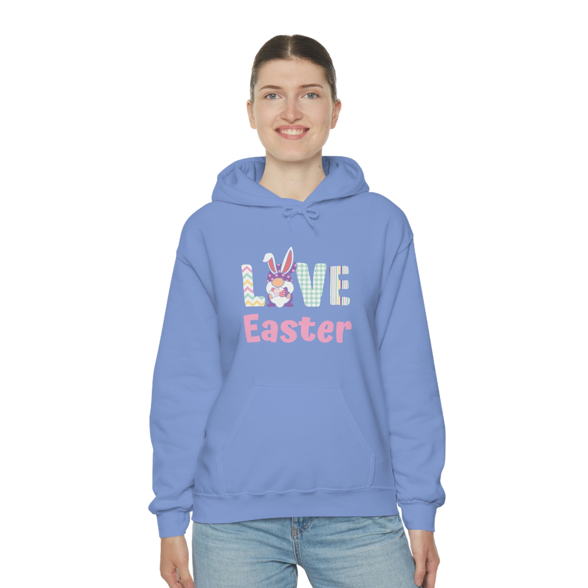 Gnome Love Easter Unisex Heavy Blend™ Hooded Sweatshirt