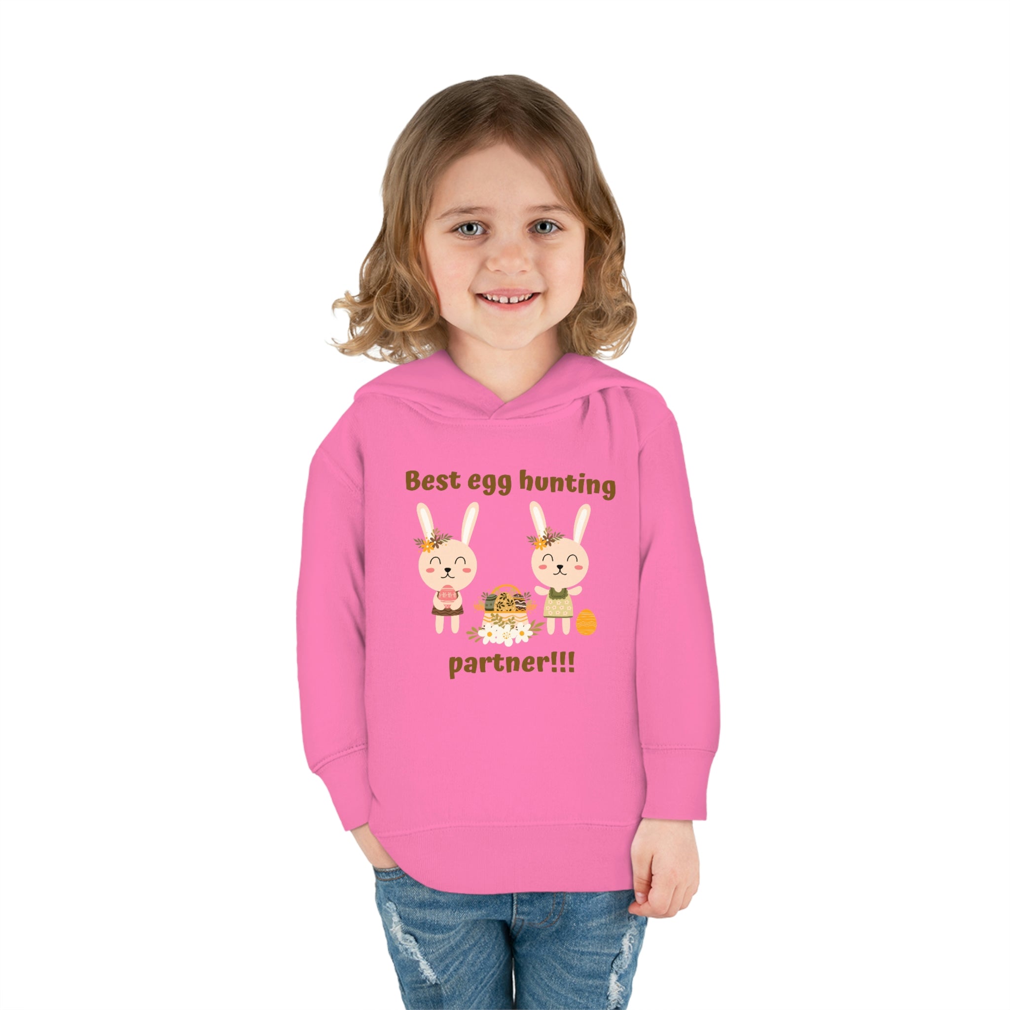 Egg Easter Partner Toddler Pullover Fleece Hoodie