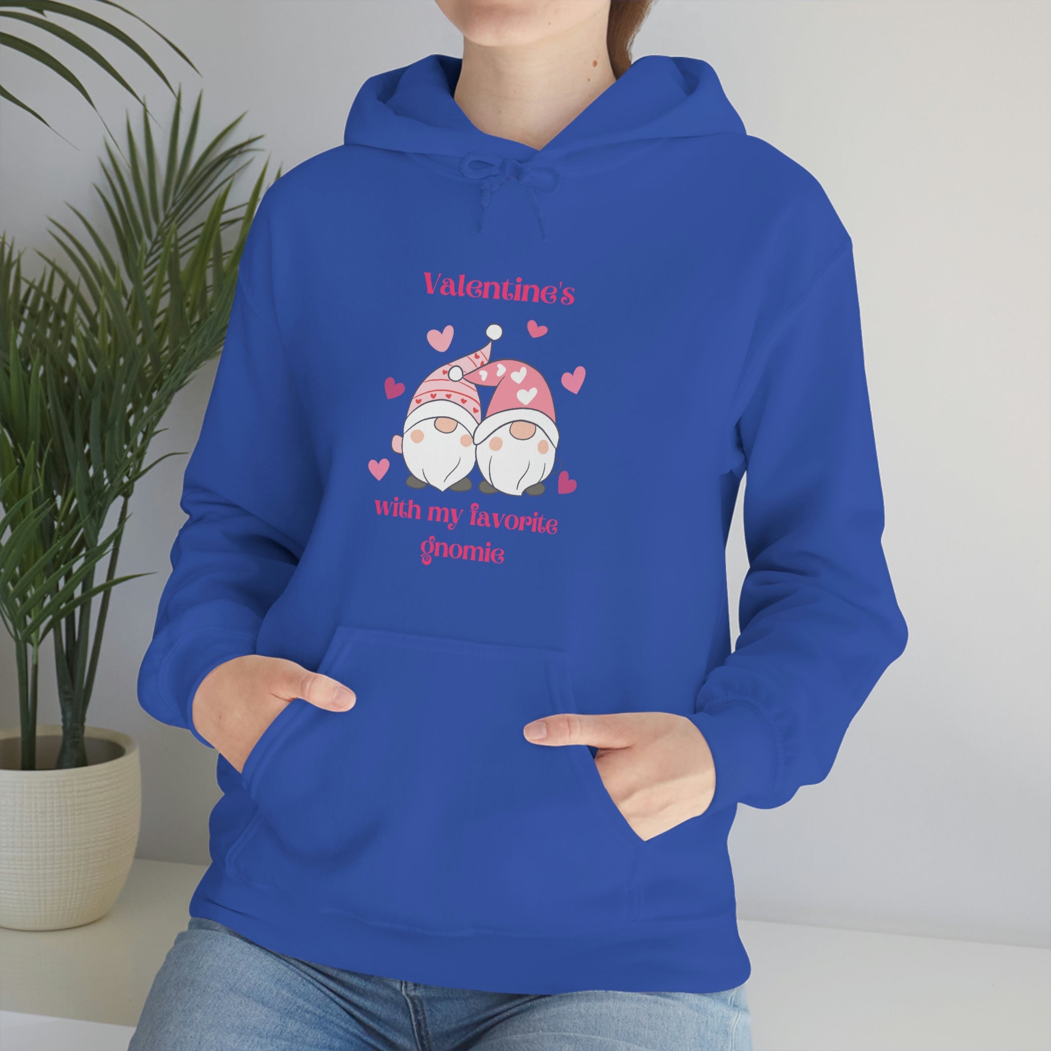 Valentine's With My Favorite Gnomie Unisex Heavy Blend™ Hooded Sweatshirt