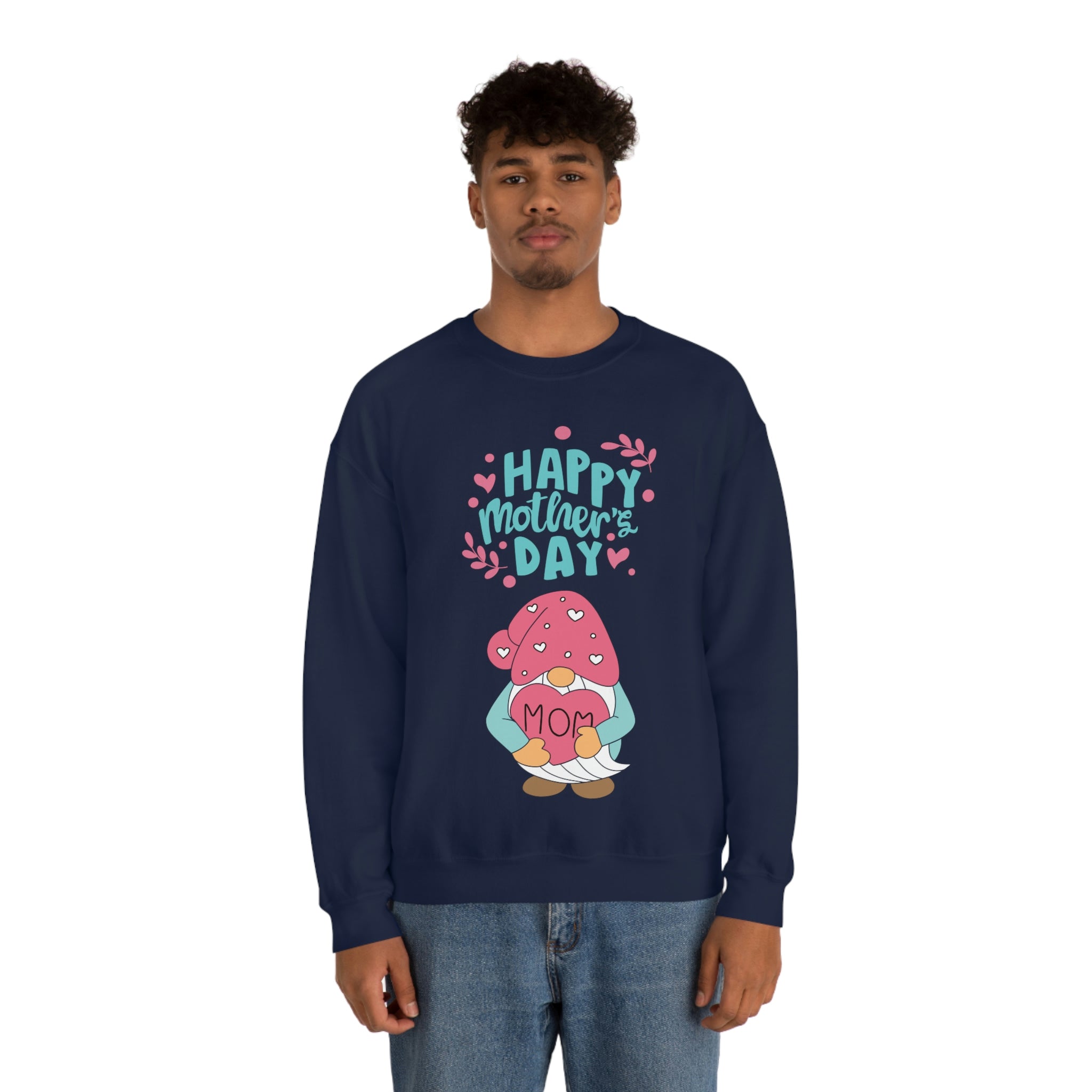 Happy Mother's Day Gnome Unisex Heavy Blend™ Crewneck Sweatshirt