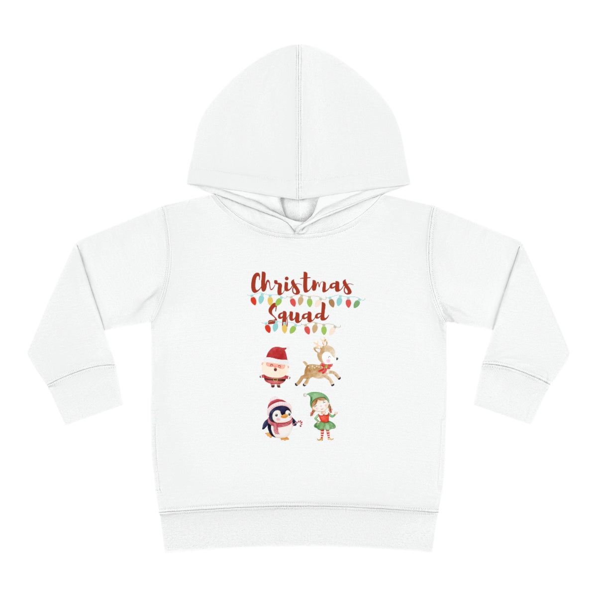 Christmas Squad Toddler Pullover Fleece Hoodie