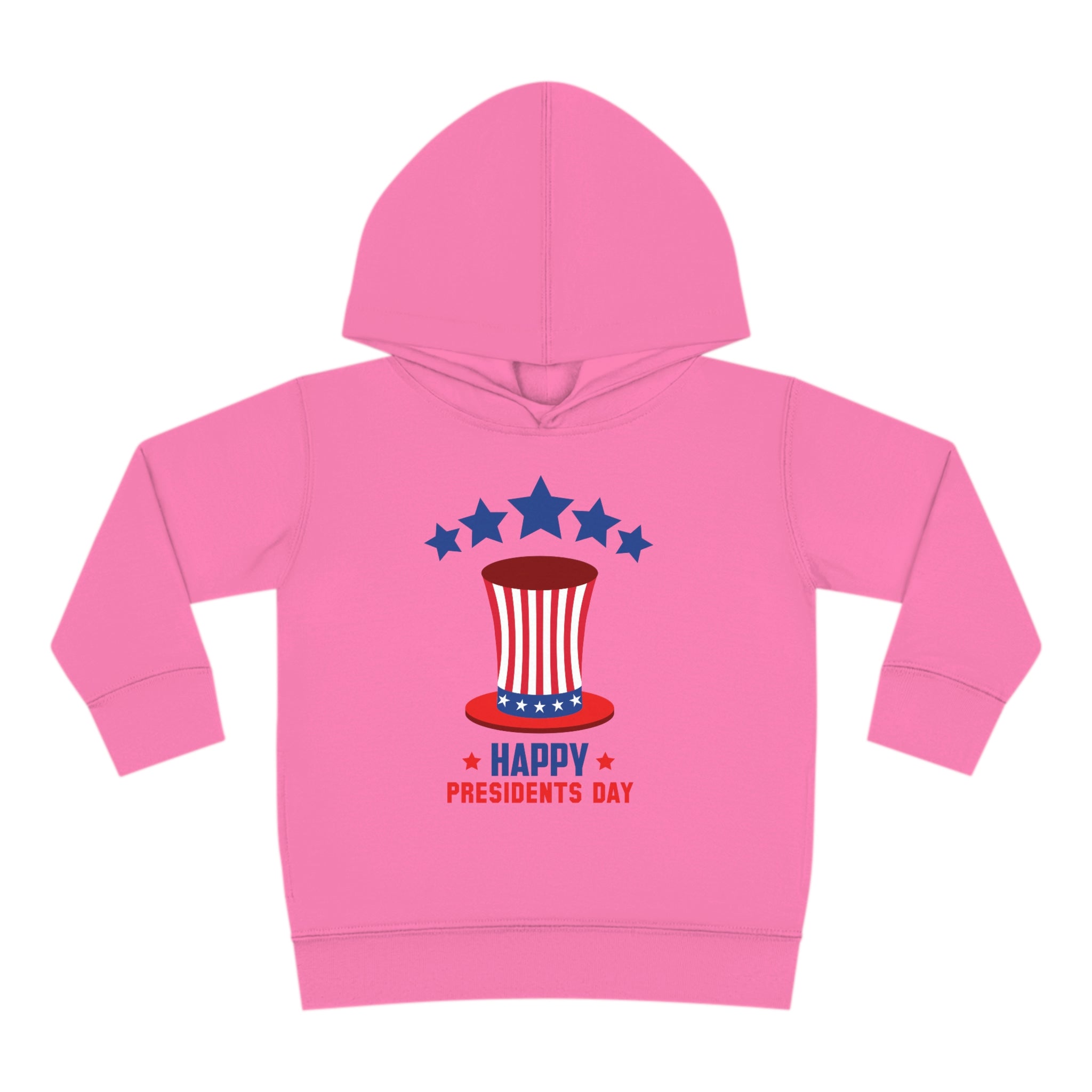 Happy President's Day Hat Toddler Pullover Fleece Hoodie