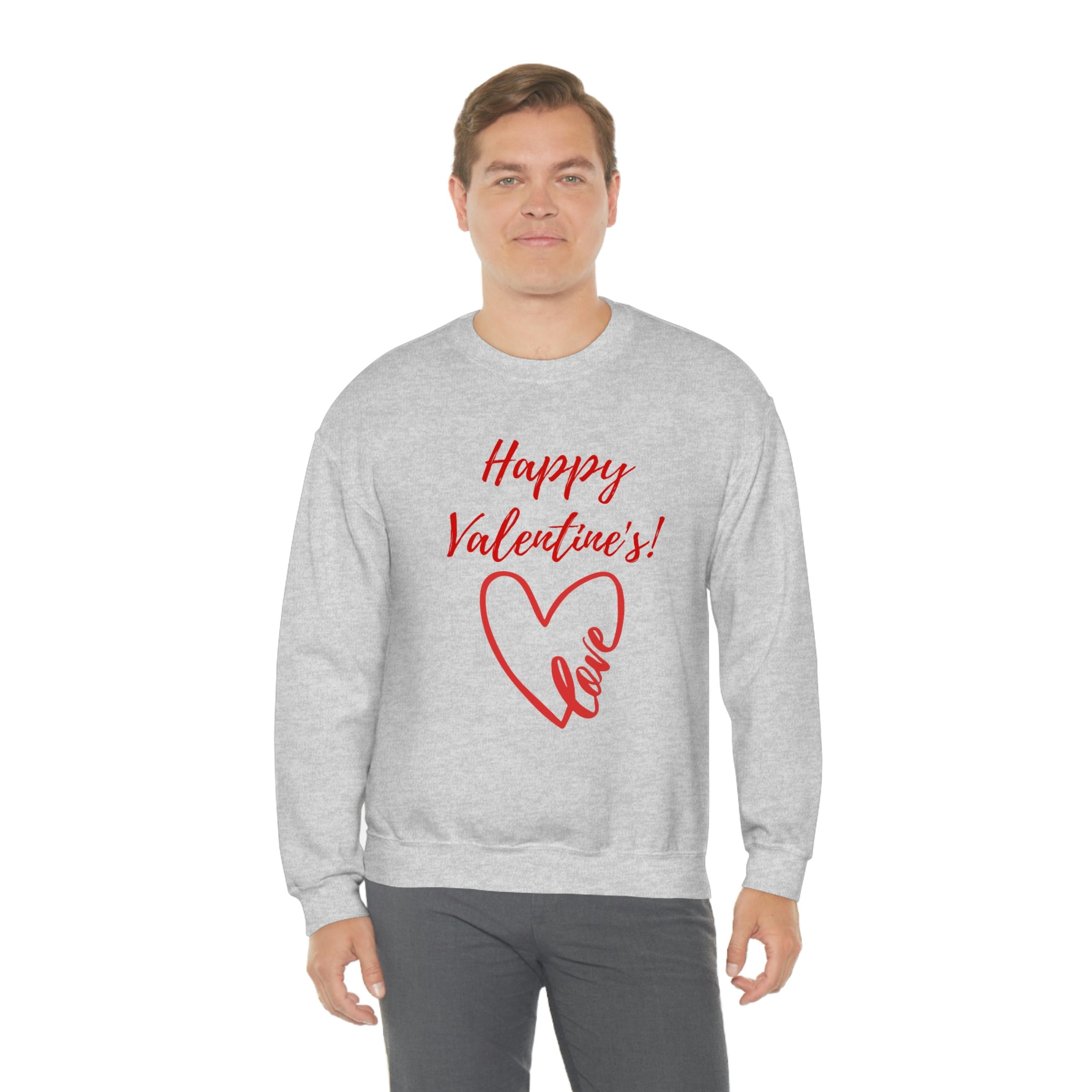 Happy Valentine's Love! Unisex Heavy Blend™ Crewneck Sweatshirt